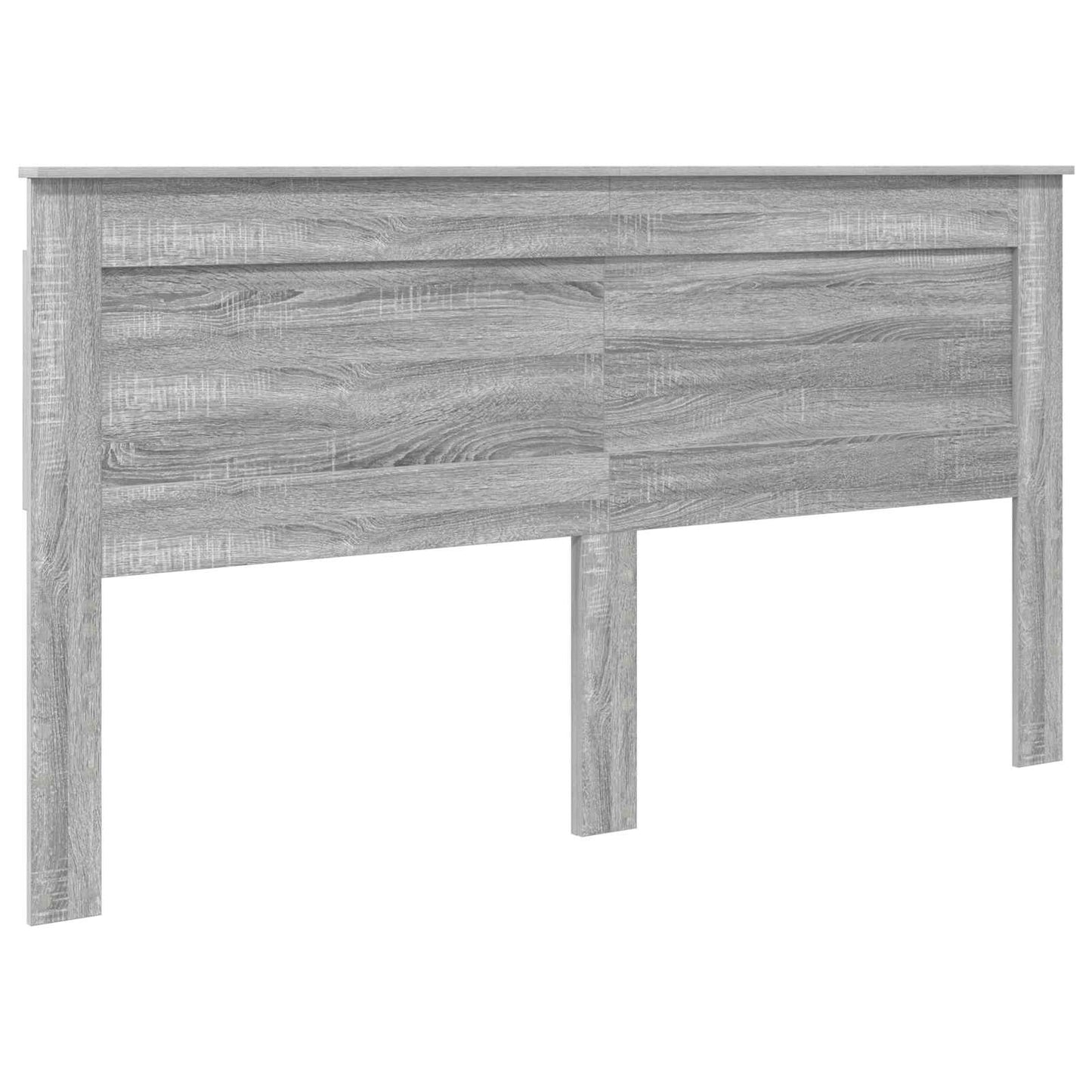 vidaXL Κρεβάτι Αποθήκης Γκρίζο Σονομα 200 x 200 cm Επεξεργασμένο ξύλο