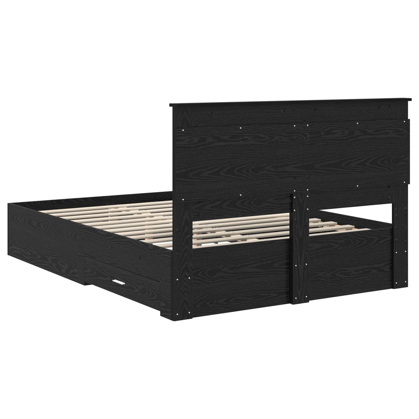 vidaXL Σκελετός Κρεβατιού με συρτάρι με κεφαλάρι Επεξεργασμένο ξύλο