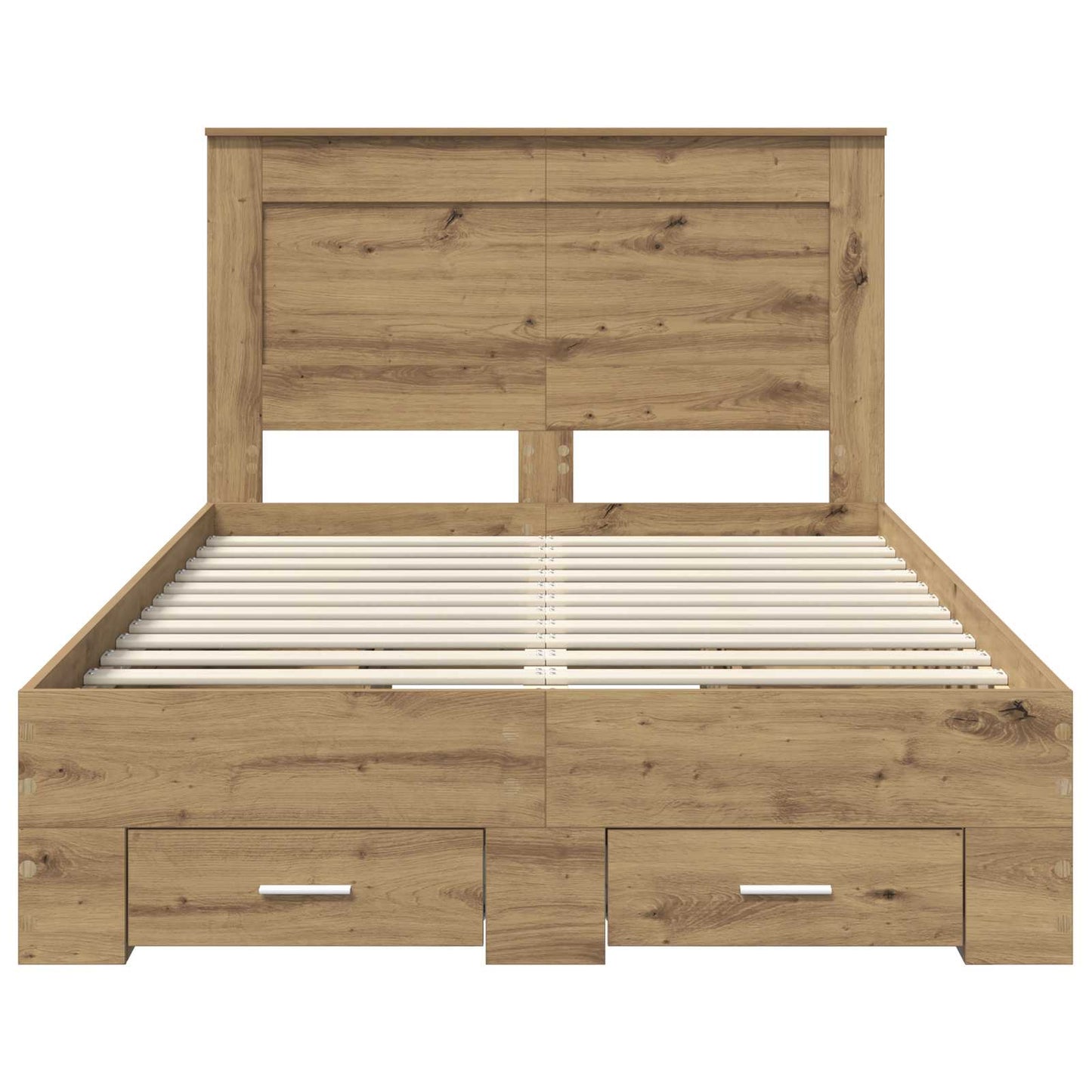 vidaXL Σκελετός Κρεβατιού Artisan Oak 120 x 190 cm Επεξεργασμένο ξύλο