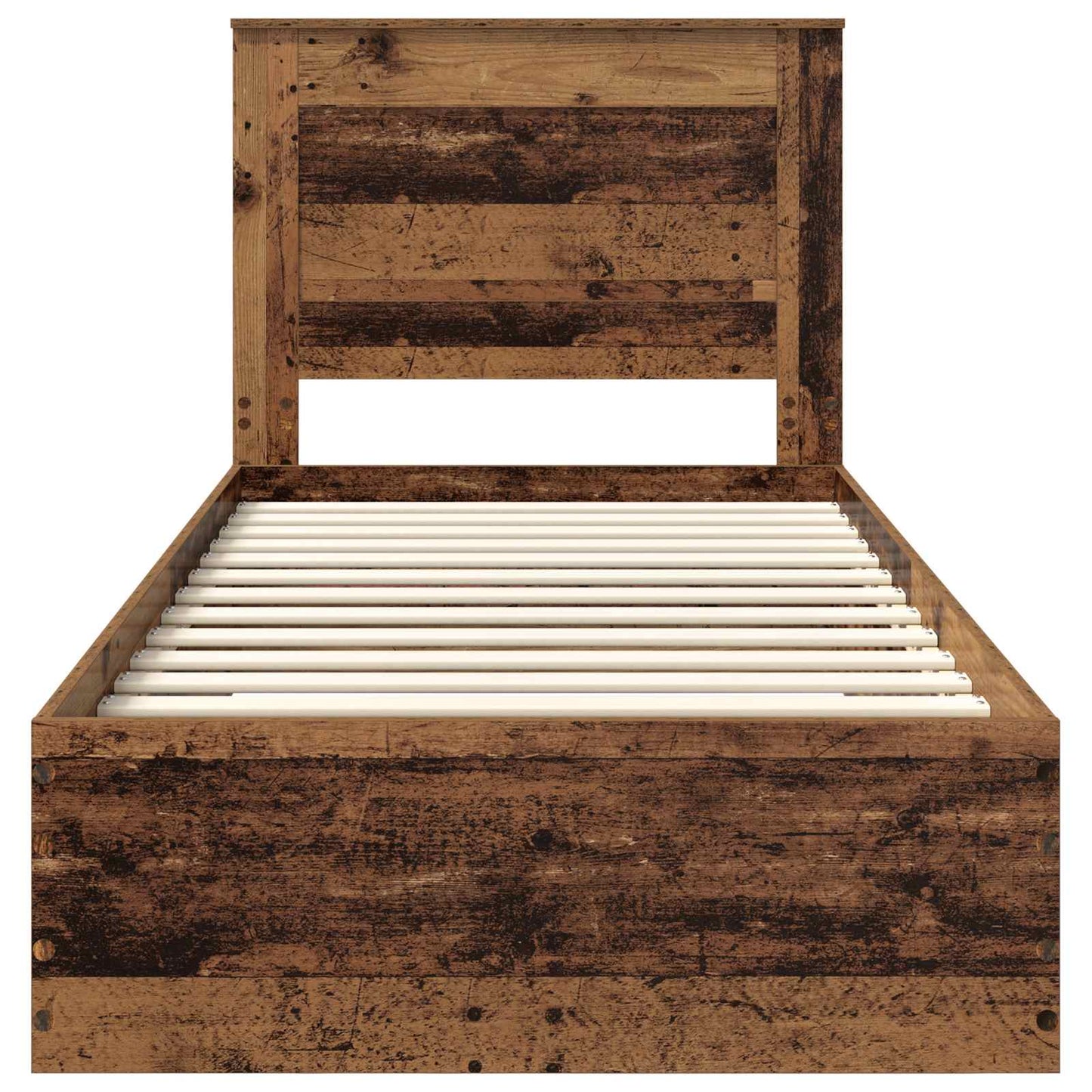 vidaXL Σκελετός Κρεβατιού με συρτάρι με κεφαλάρι Επεξεργασμένο ξύλο