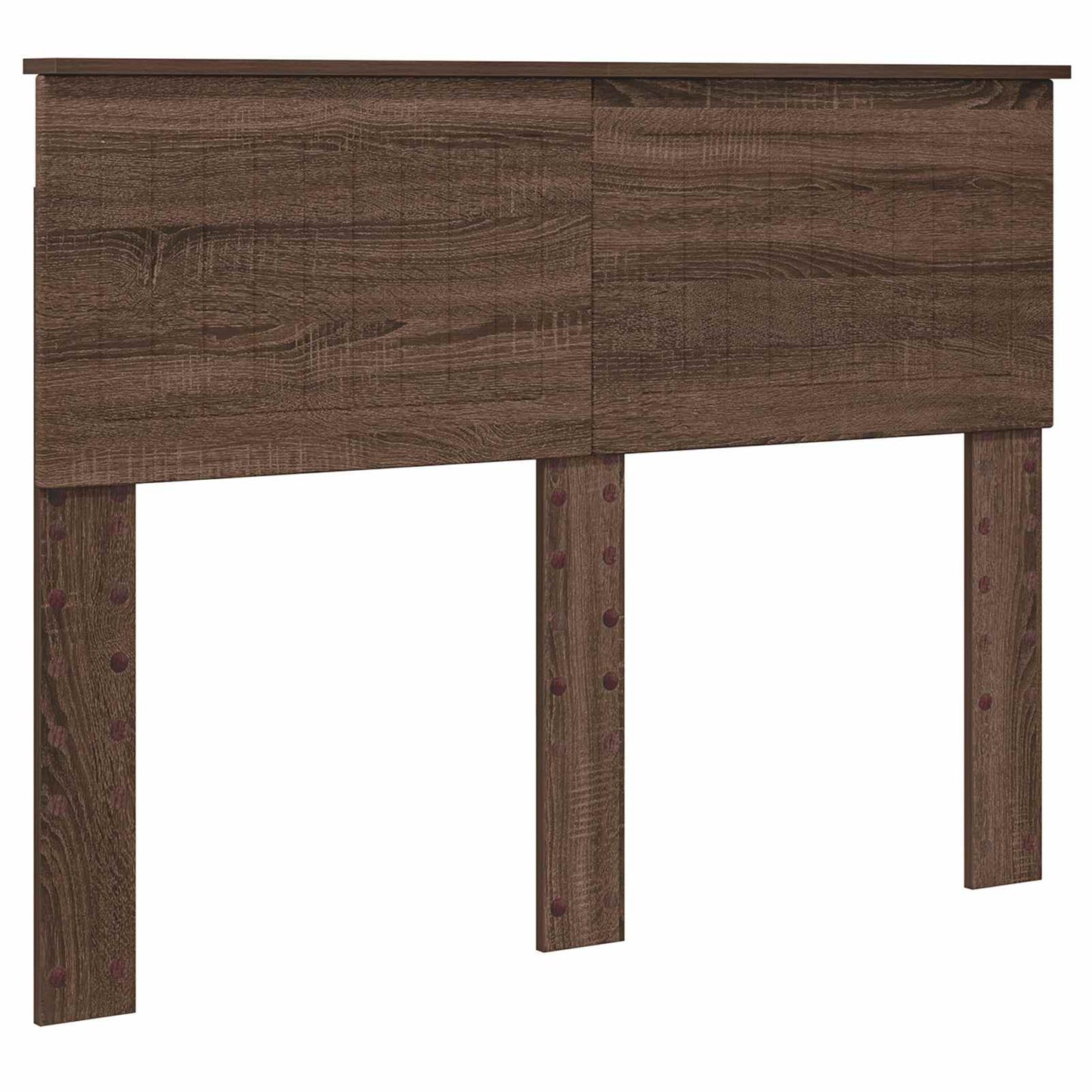 vidaXL Σκελετός Κρεβατιού Καφέ δρυς 120 x 200 cm Στερεά ξυλεία πεύκου