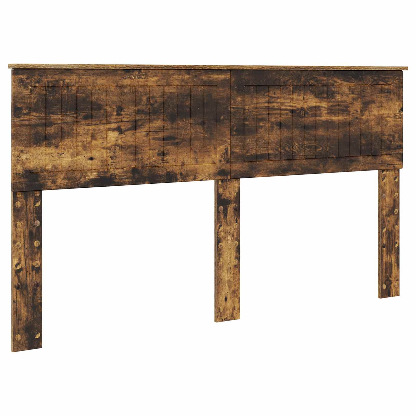 vidaXL Κρεβάτι Αποθήκης Καπνιστό Δρύς 160 x 200 cm Επεξεργασμένο Ξύλο