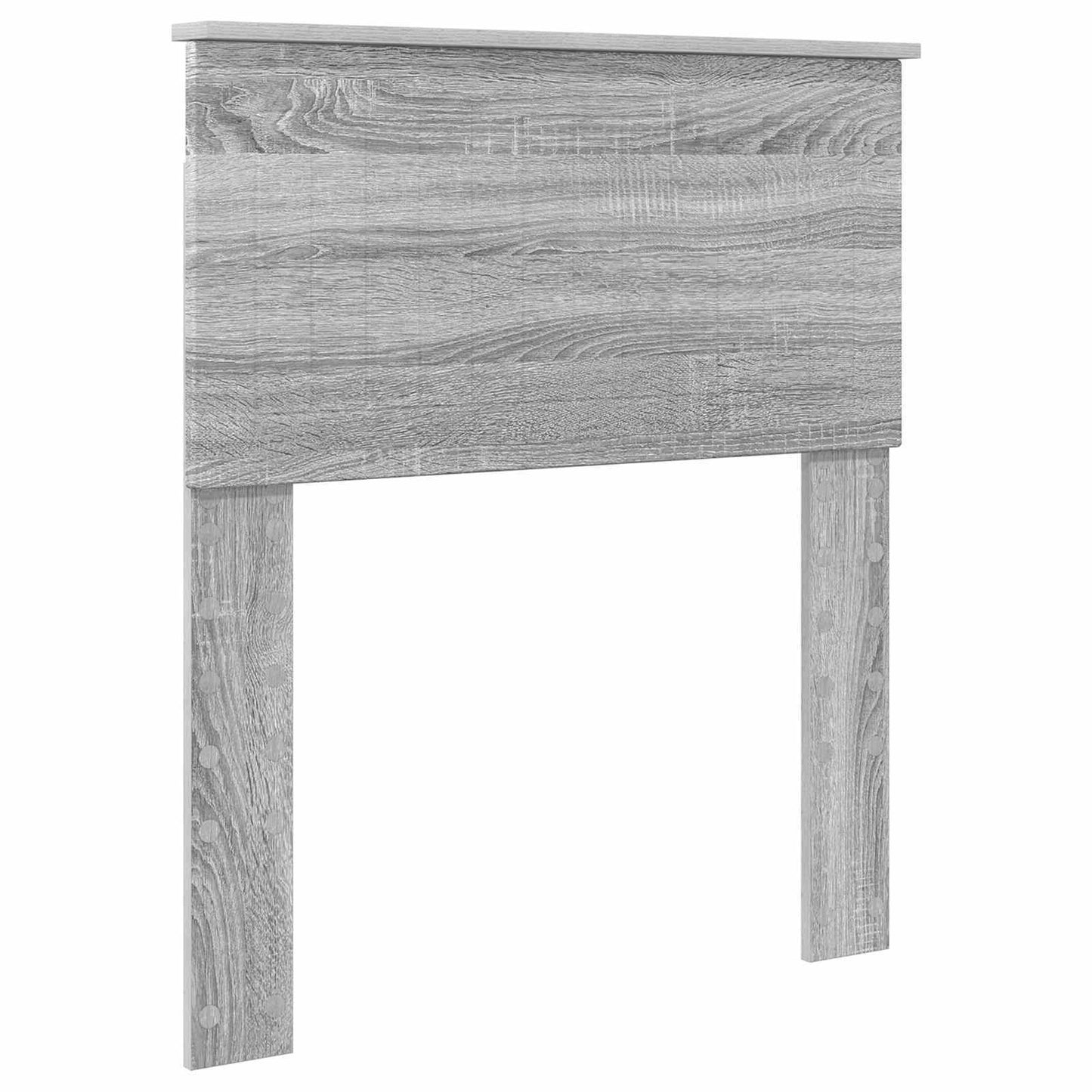 vidaXL Κρεβάτι Αποθήκης Γκρι Sonoma 75 x 190 cm Επεξεργασμένο Ξύλο