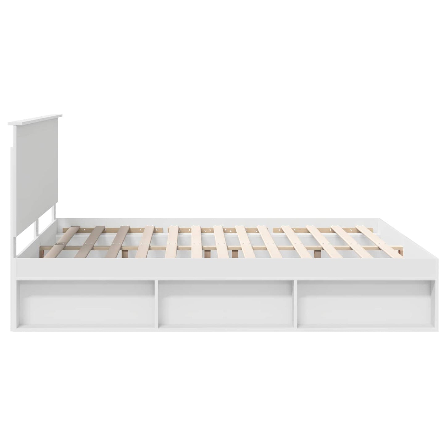 vidaXL Σκελετός Κρεβατιού Λευκό 180 x 200 cm Στερεά ξυλεία πεύκου