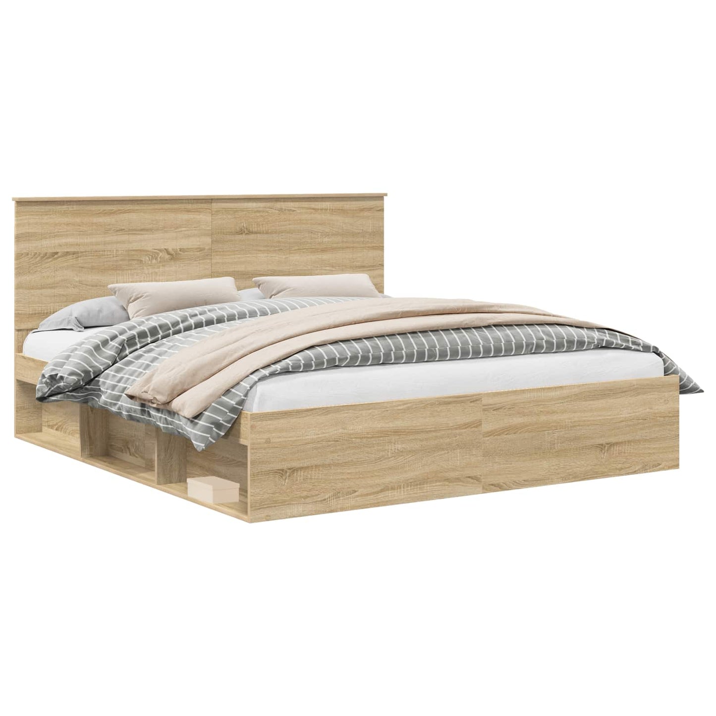 vidaXL Σκελετός Κρεβατιού Σονόμα 180 x 200 cm Στερεά ξυλεία πεύκου