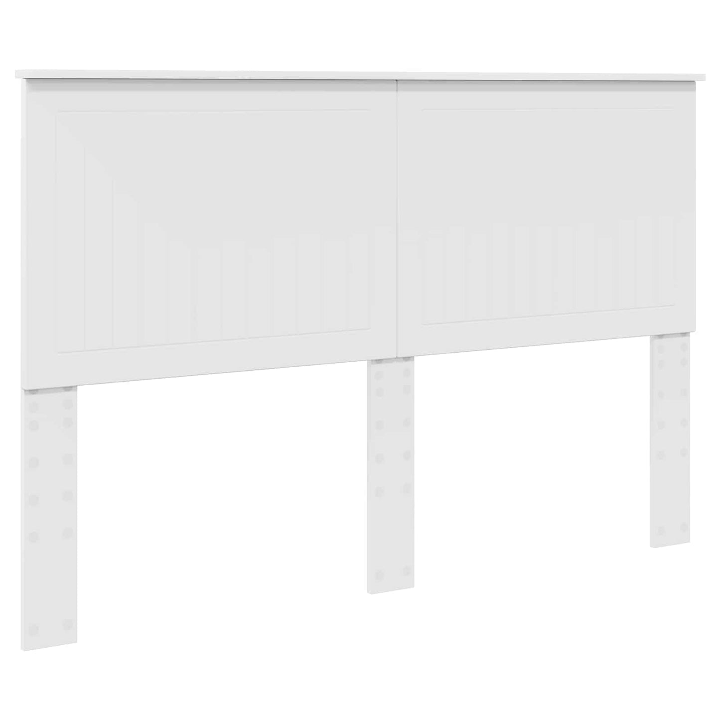 vidaXL Σκελετός Κρεβατιού Λευκό 150 x 200 cm Στερεά ξυλεία πεύκου