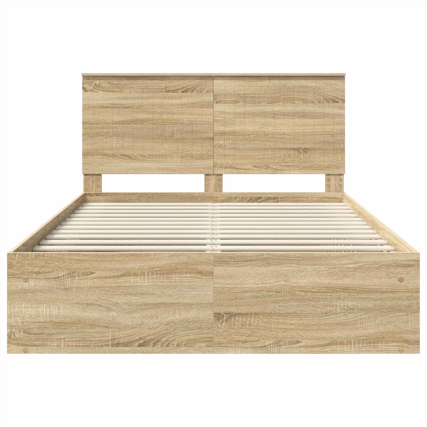vidaXL Σκελετός Κρεβατιού Σονόμα 140 x 190 cm Στερεά ξυλεία πεύκου
