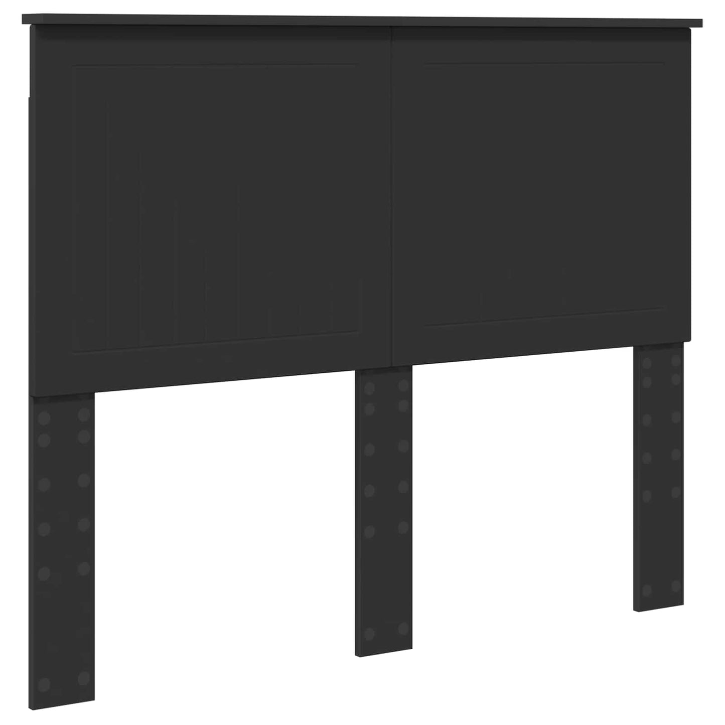 vidaXL Σκελετός Κρεβατιού Μαύρο 120 x 190 cm Στερεά ξυλεία πεύκου