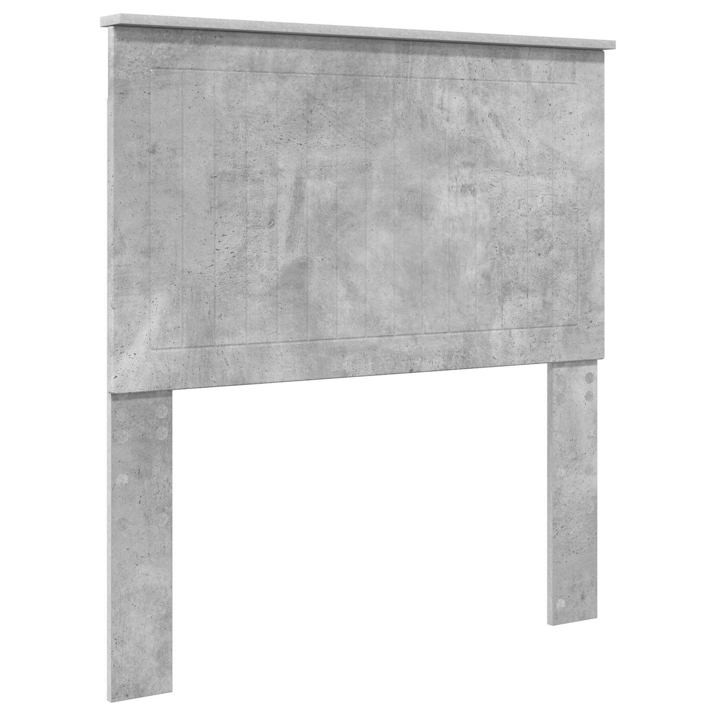 vidaXL Σκελετός Κρεβατιού Γκρι Μπετόν 90 x 190 cm Στερεά ξυλεία πεύκου