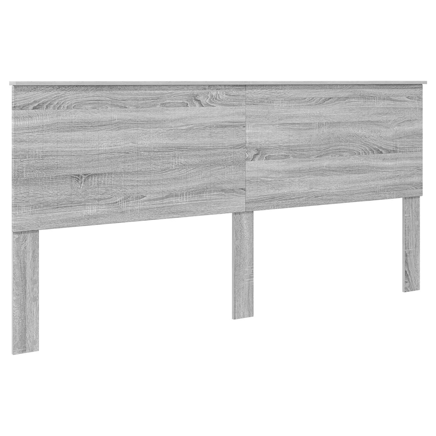 vidaXL Σκελετός Κρεβατιού Γκρίζο Σονομα 200 x 200 cm Μηχανήματος Ξύλο