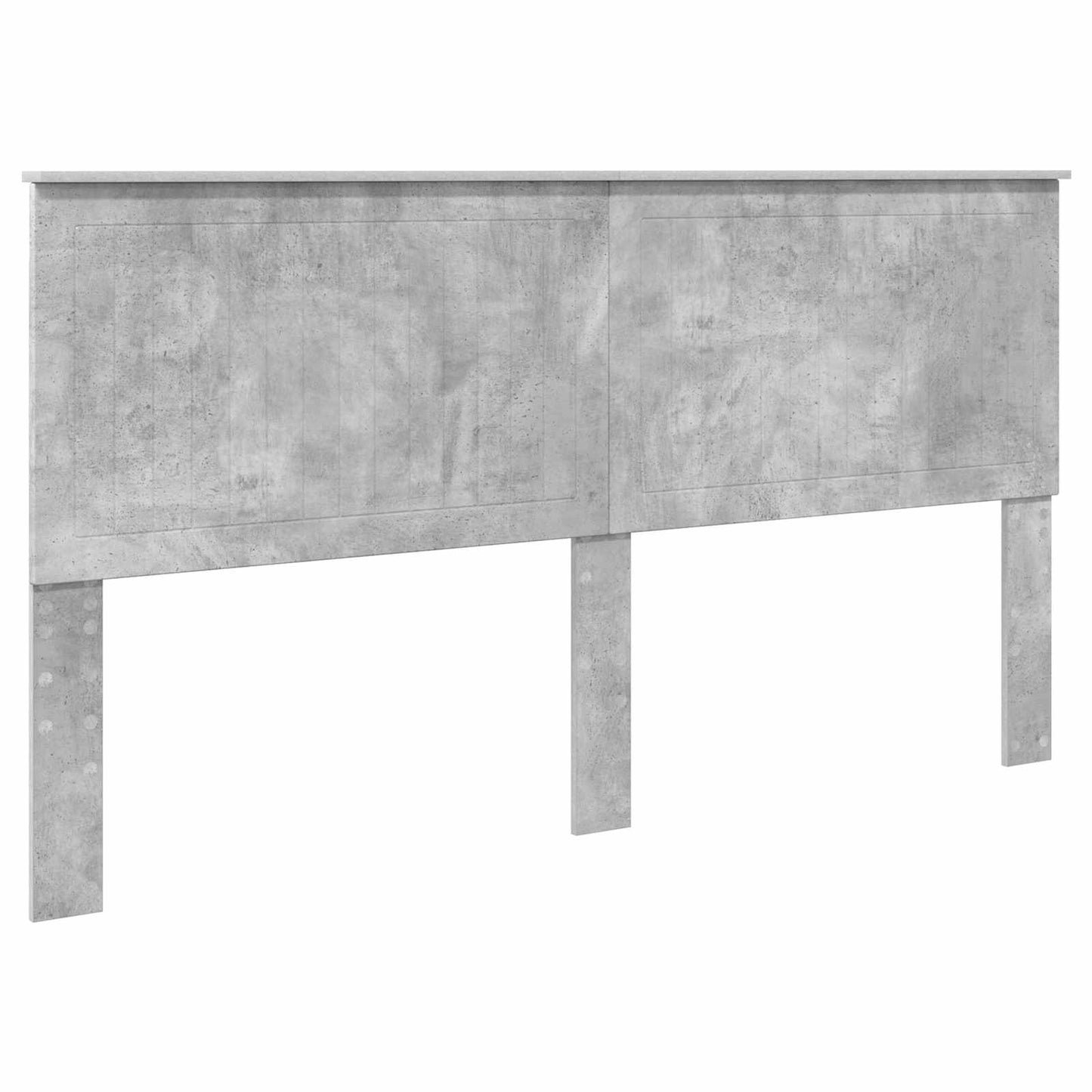 vidaXL Σκελετός Κρεβατιού Σκυρόδεμα Γκρι 180 x 200 cm Μηχανήματος Ξύλο