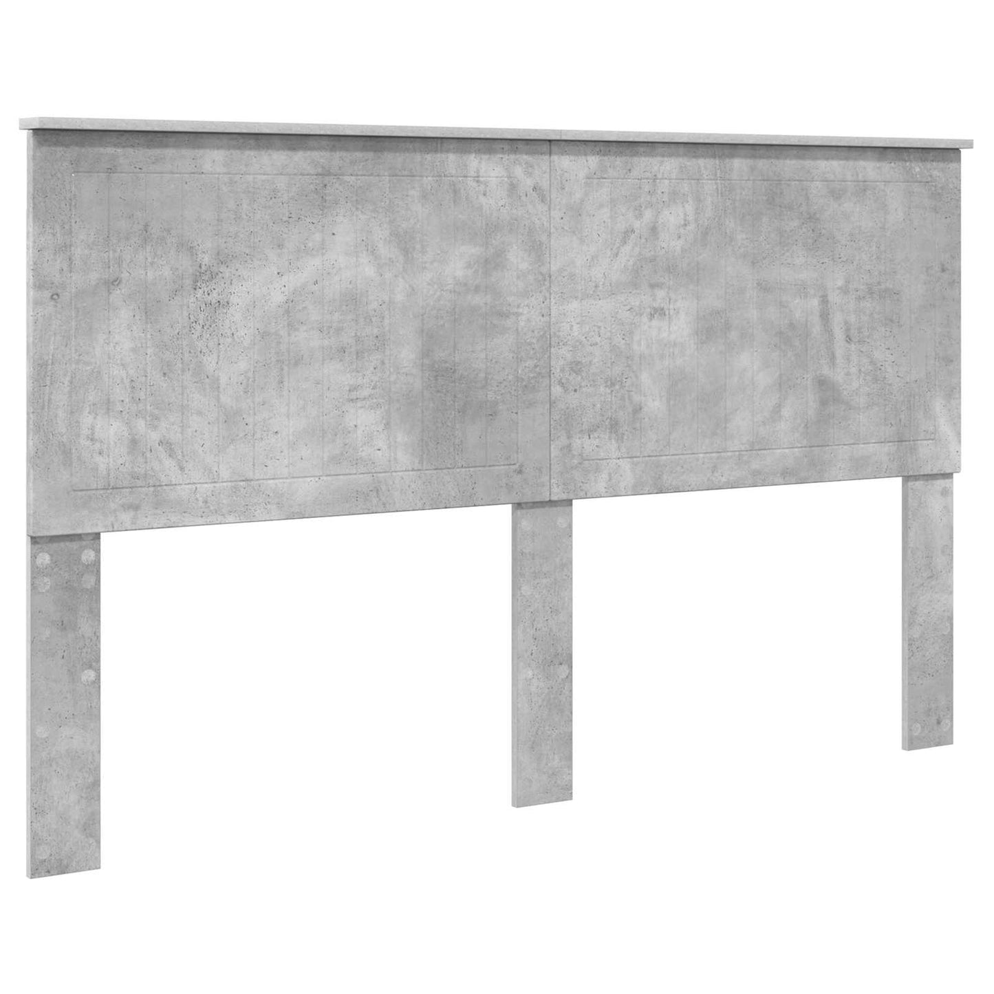 vidaXL Σκελετός Κρεβατιού Σκυρόδεμα Γκρι 160 x 200 cm Μηχανήματος Ξύλο