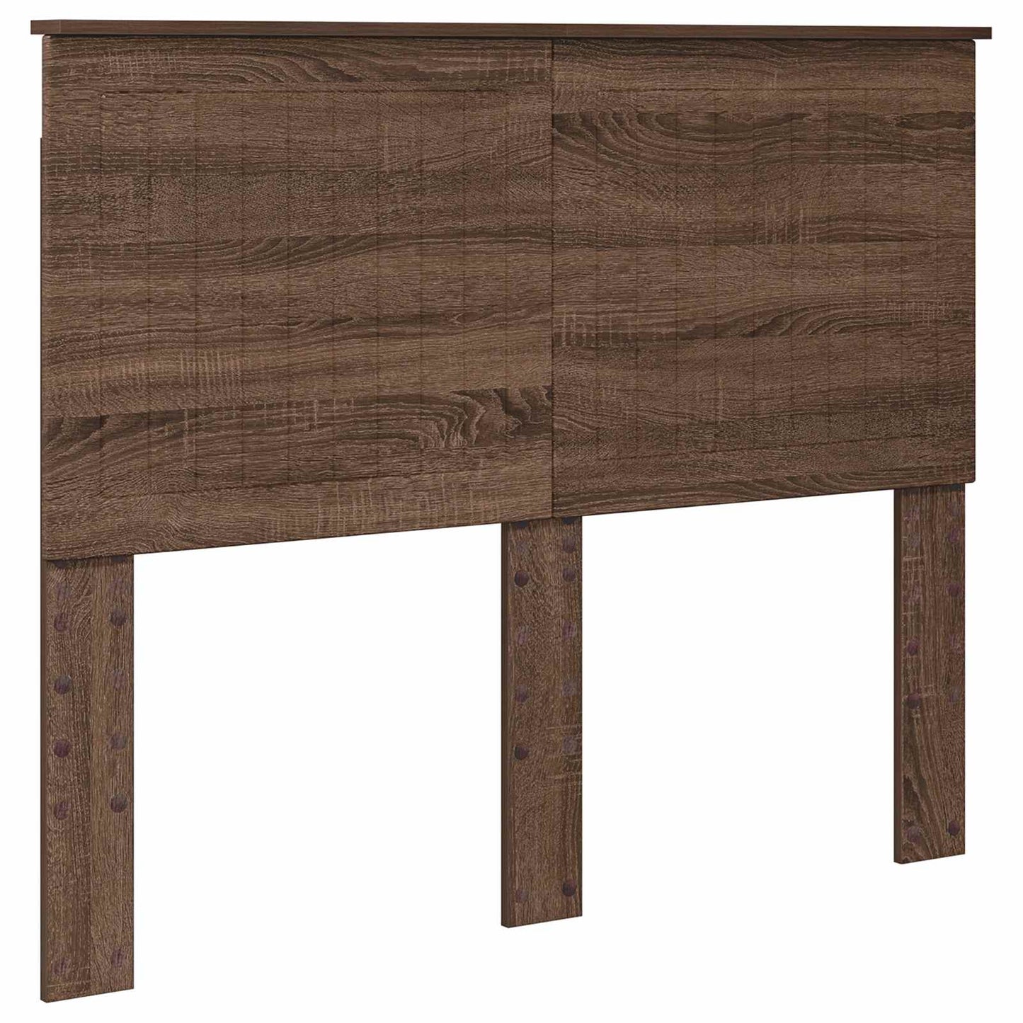 vidaXL Σκελετός Κρεβατιού Καφέ δρυς 120 x 190 cm Μηχανήματος Ξύλο