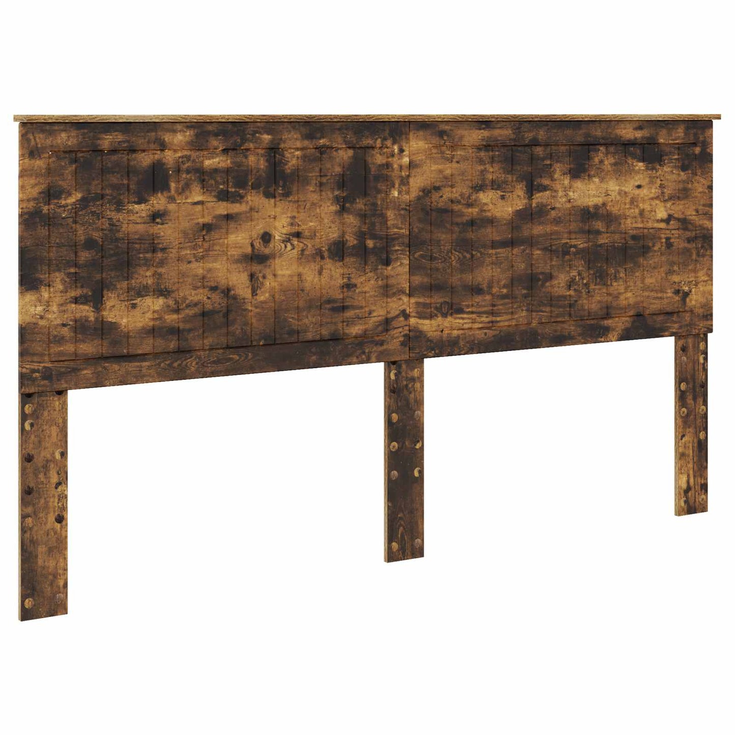vidaXL Κρεβάτι Αποθήκης Καπνιστό Δρύς 180 x 200 cm Επεξεργασμένο ξύλο