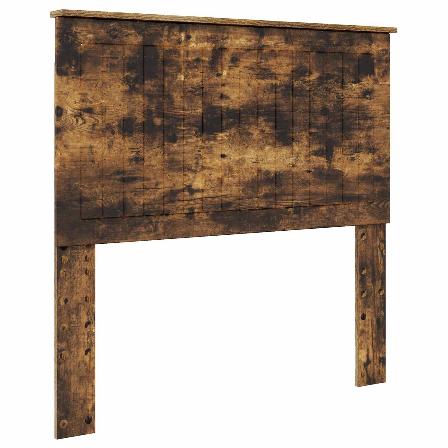 vidaXL Κρεβάτι Αποθήκης Καπνιστό Δρύς 100 x 200 cm Επεξεργασμένο ξύλο