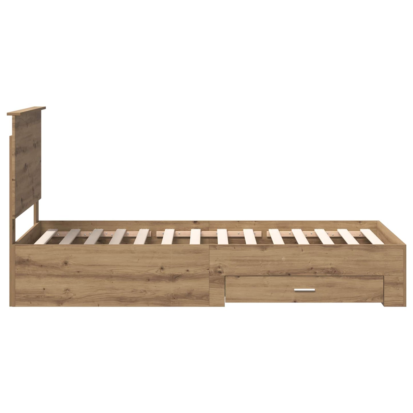 vidaXL Σκελετός Κρεβατιού Artisan Oak 90 x 200 cm Επεξεργασμένο ξύλο