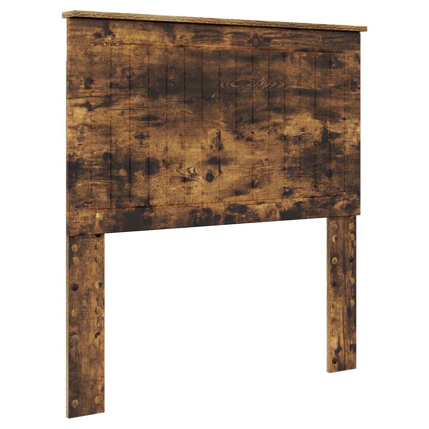 vidaXL Σκελετός Κρεβατιού Καπνιστό Δρύς 90 x 190 cm Επεξεργασμένο ξύλο