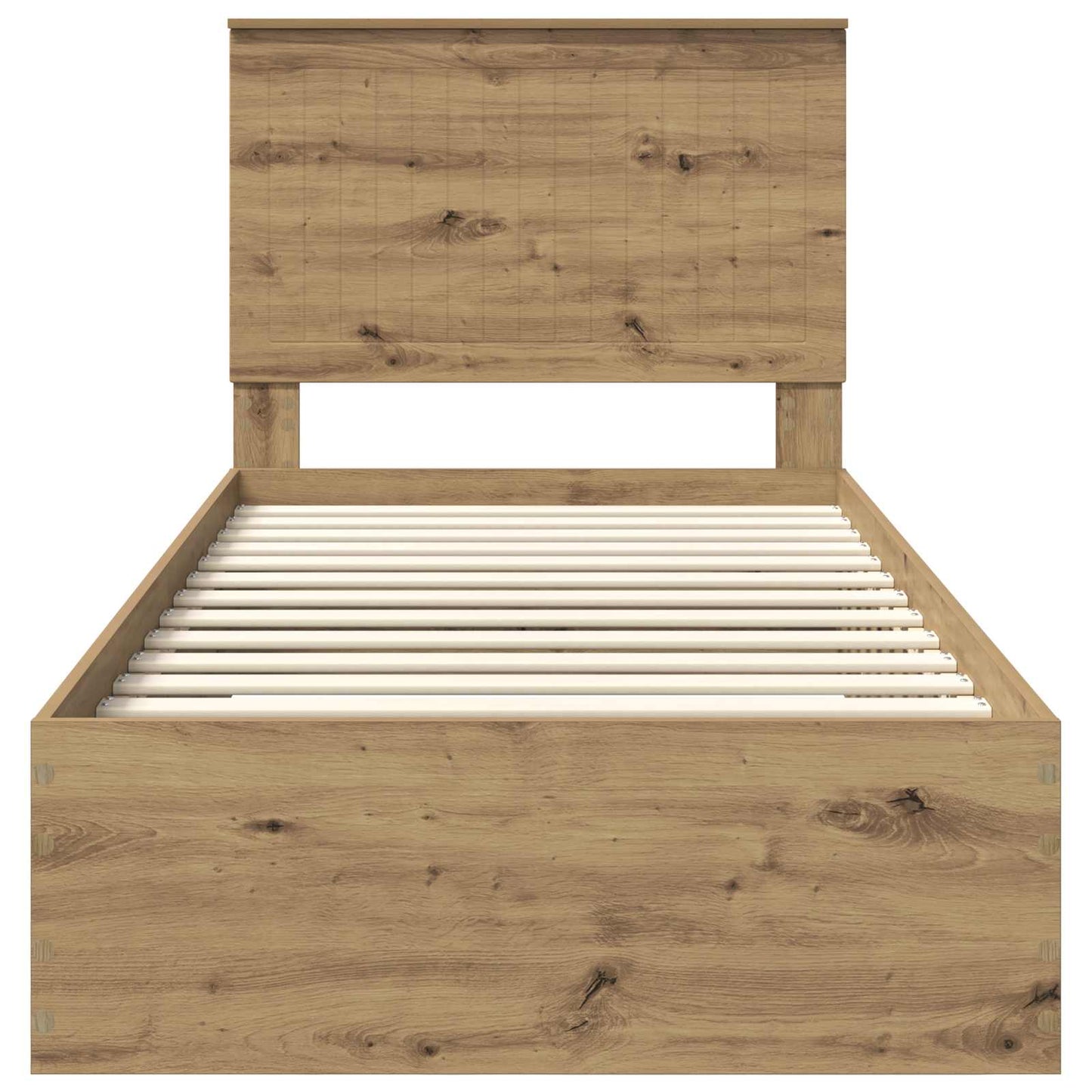 vidaXL Σκελετός Κρεβατιού Artisan Oak 90 x 190 cm Επεξεργασμένο ξύλο