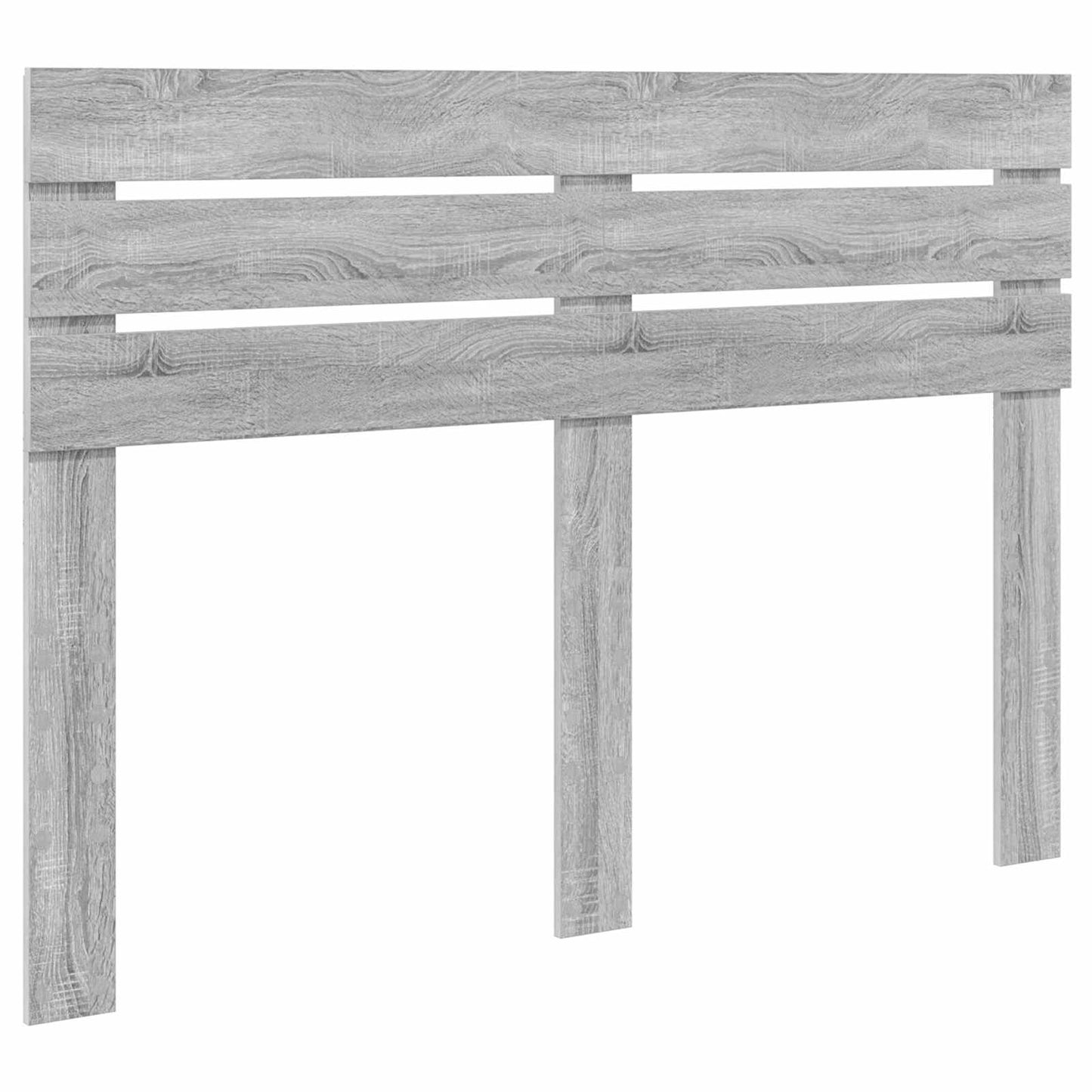 vidaXL Σκελετός Κρεβατιού Γκρίζο Σονομα 150 x 200 cm Μηχανήματος Ξύλο