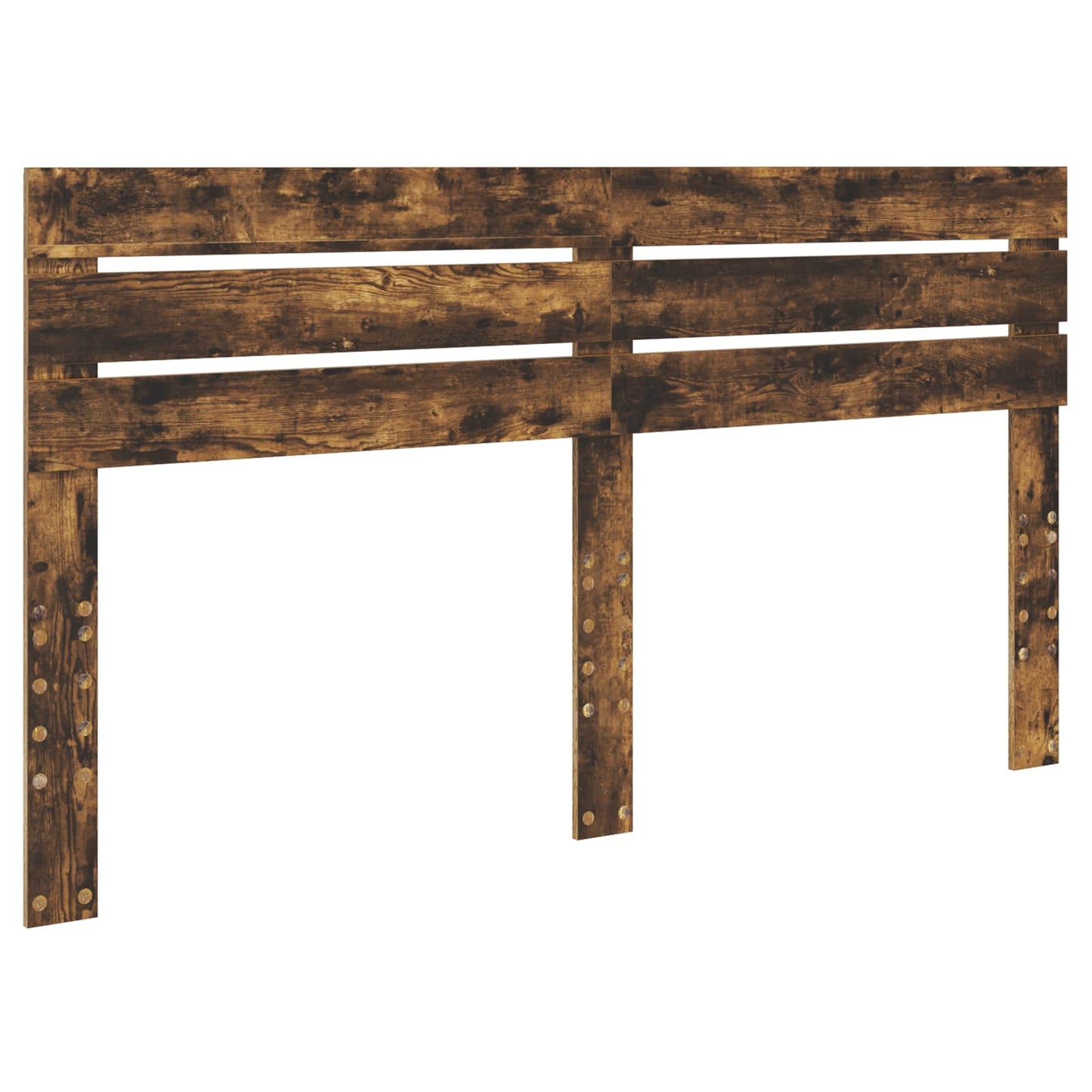 vidaXL Κρεβάτι Αποθήκης Καπνιστό Δρύς 180 x 200 cm Επεξεργασμένο ξύλο
