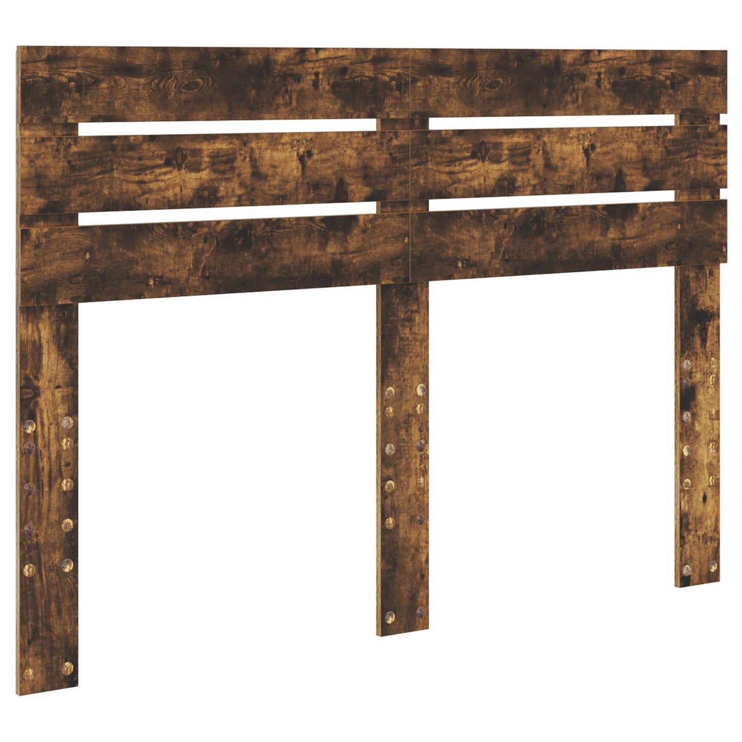 vidaXL Κρεβάτι Αποθήκης Καπνιστό Δρύς 160 x 200 cm Επεξεργασμένο ξύλο