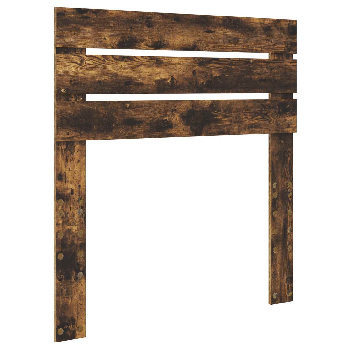 vidaXL Κρεβάτι Αποθήκης Καπνιστό Δρύς 75 x 190 cm Επεξεργασμένο ξύλο