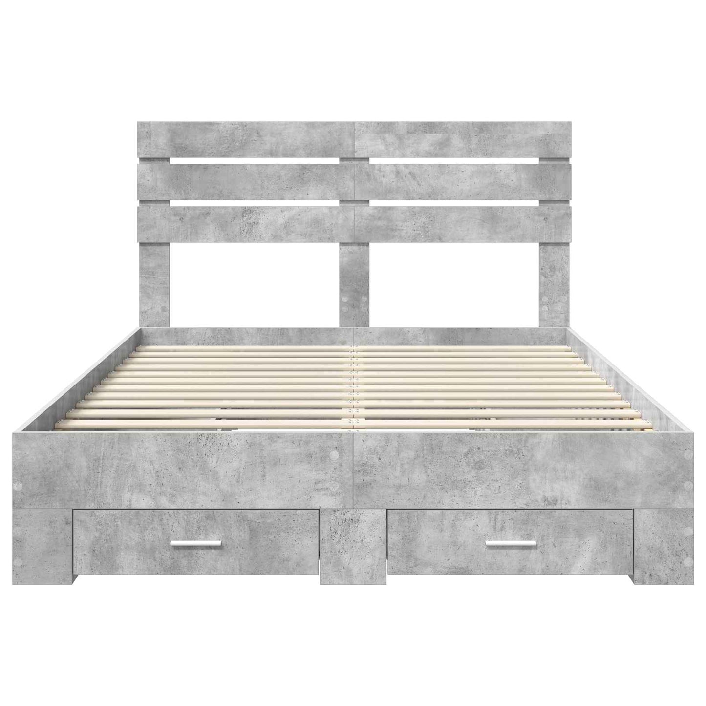 vidaXL Σκελετός Κρεβατιού με συρτάρι με κεφαλάρι Επεξεργασμένο ξύλο