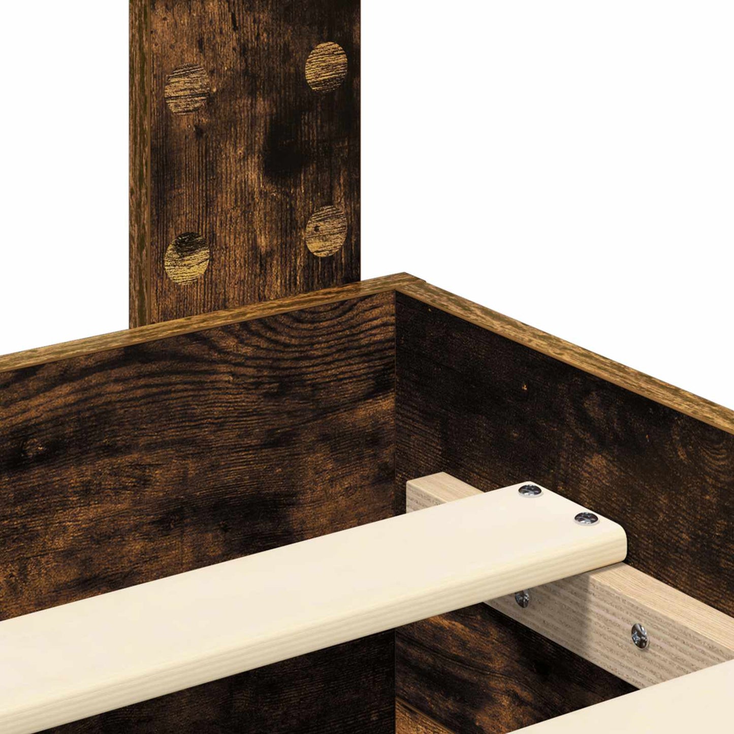 vidaXL Σκελετός Κρεβατιού με συρτάρι με κεφαλάρι Επεξεργασμένο ξύλο