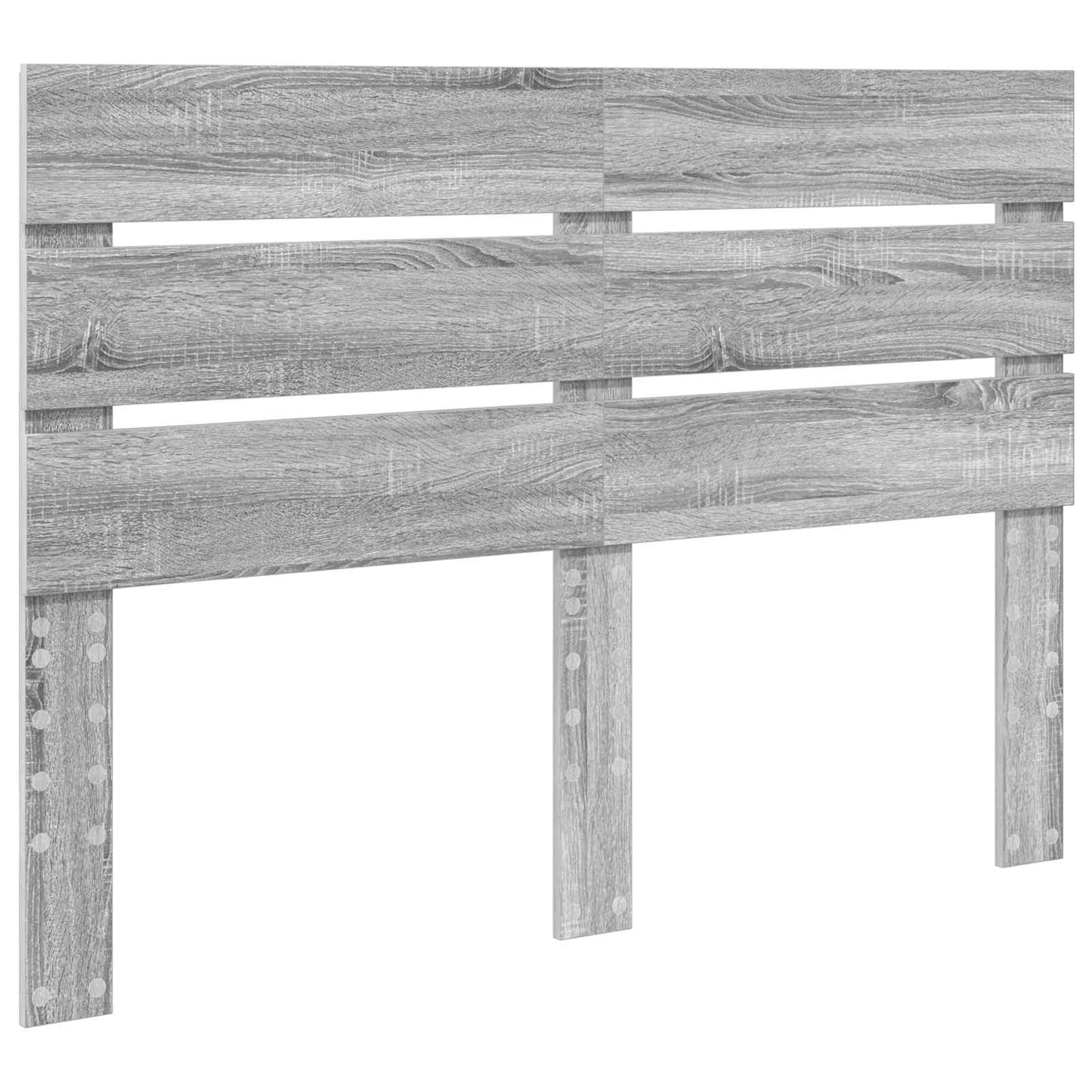 vidaXL Σκελετός Κρεβατιού Γκρίζο Σονομα 150 x 200 cm Μηχανήματος Ξύλο