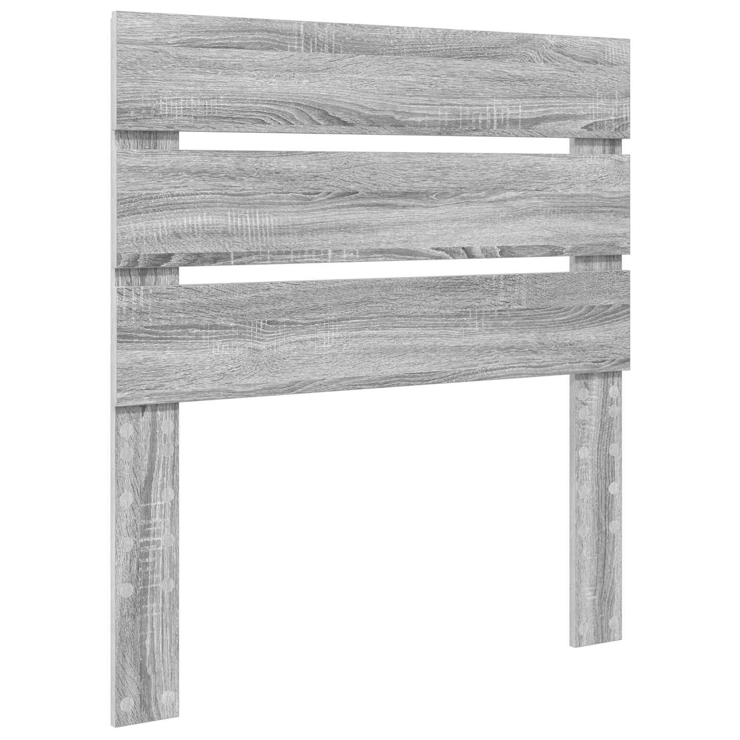 vidaXL Σκελετός Κρεβατιού Γκρίζο Σονομα 90 x 190 cm Μηχανήματος Ξύλο