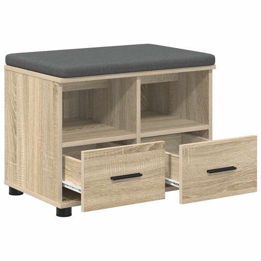 vidaXL Παγκάκι Χαλωρίου Δρύς Sonoma 60 x 38 x 46 εκ