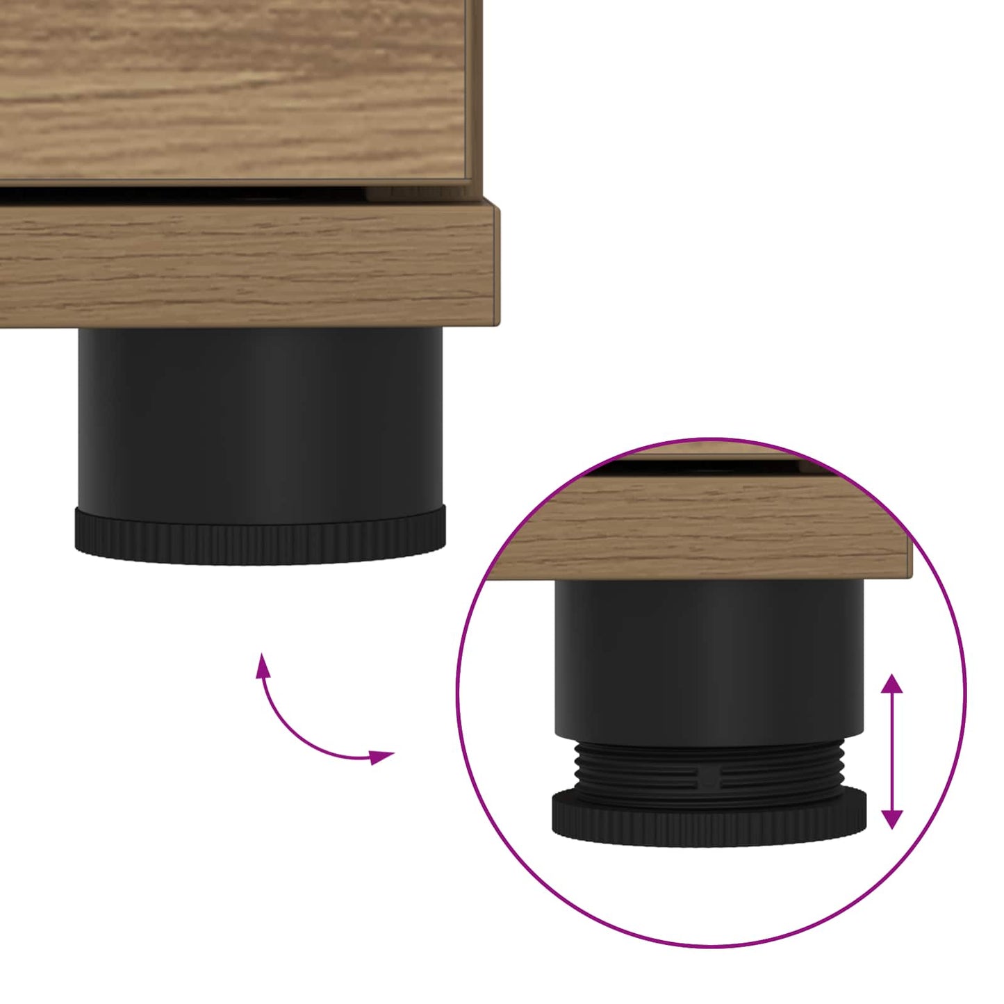 vidaXL Παγκάκι Χαλωρίου με μαξιλάρι Artisan Oak 80 x 38 x 46 εκ