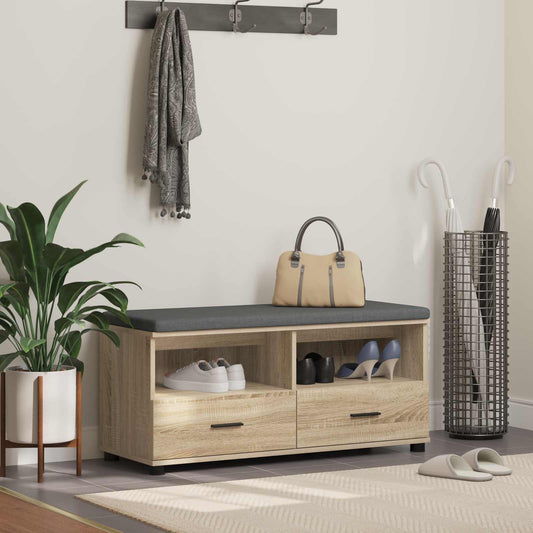 vidaXL Παγκάκι Χαλωρίου Δρύς Sonoma 100 x 38 x 46 εκ
