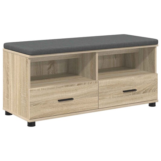 vidaXL Παγκάκι Χαλωρίου Δρύς Sonoma 100 x 38 x 46 εκ