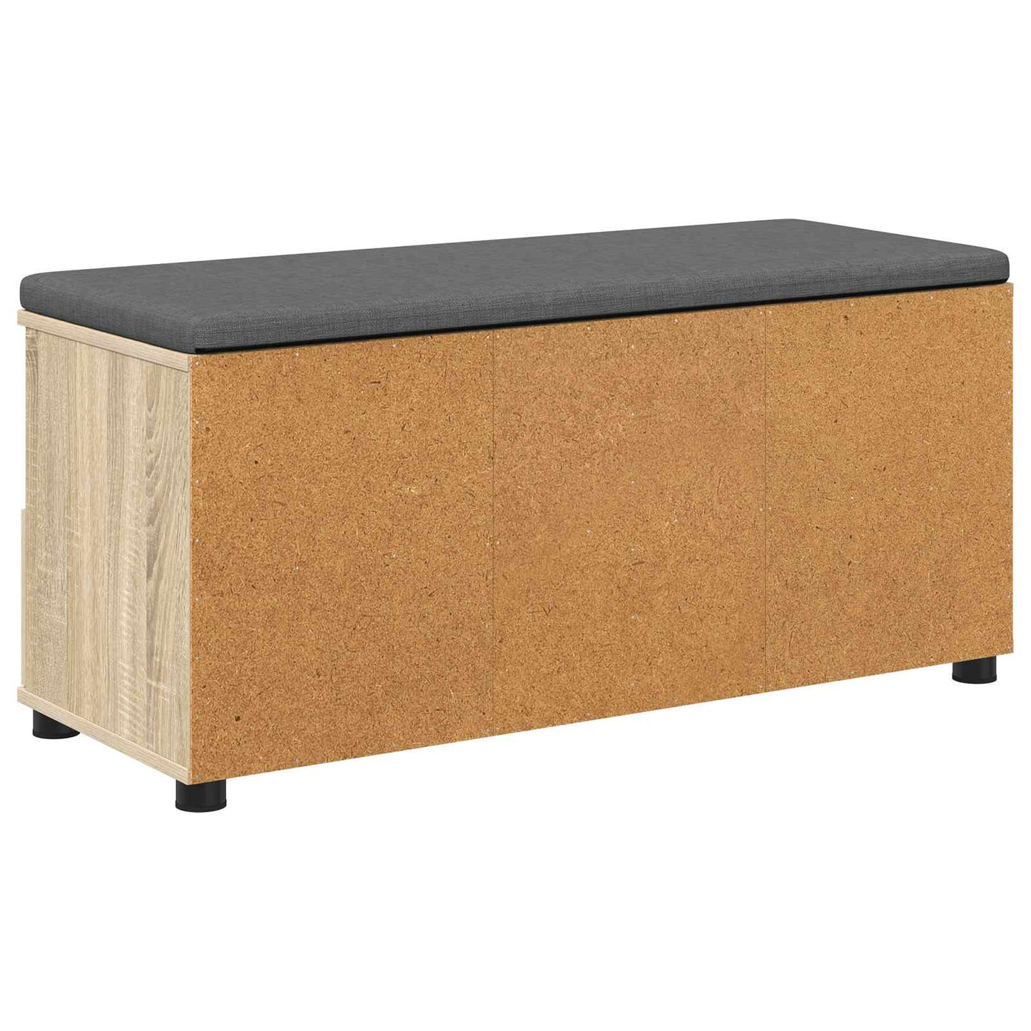 vidaXL Παγκάκι Χαλωρίου με μαξιλάρι Δρύς Sonoma 100 x 38 x 46 εκ