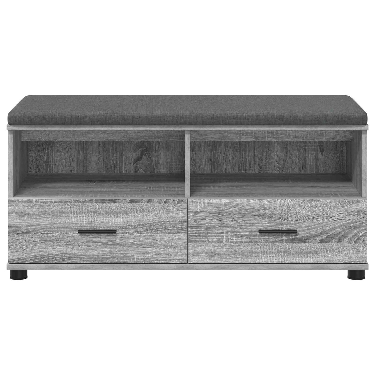 vidaXL Παγκάκι Χαλωρίου με μαξιλάρι Γκρίζο Σονομα 100 x 38 x 46 εκ