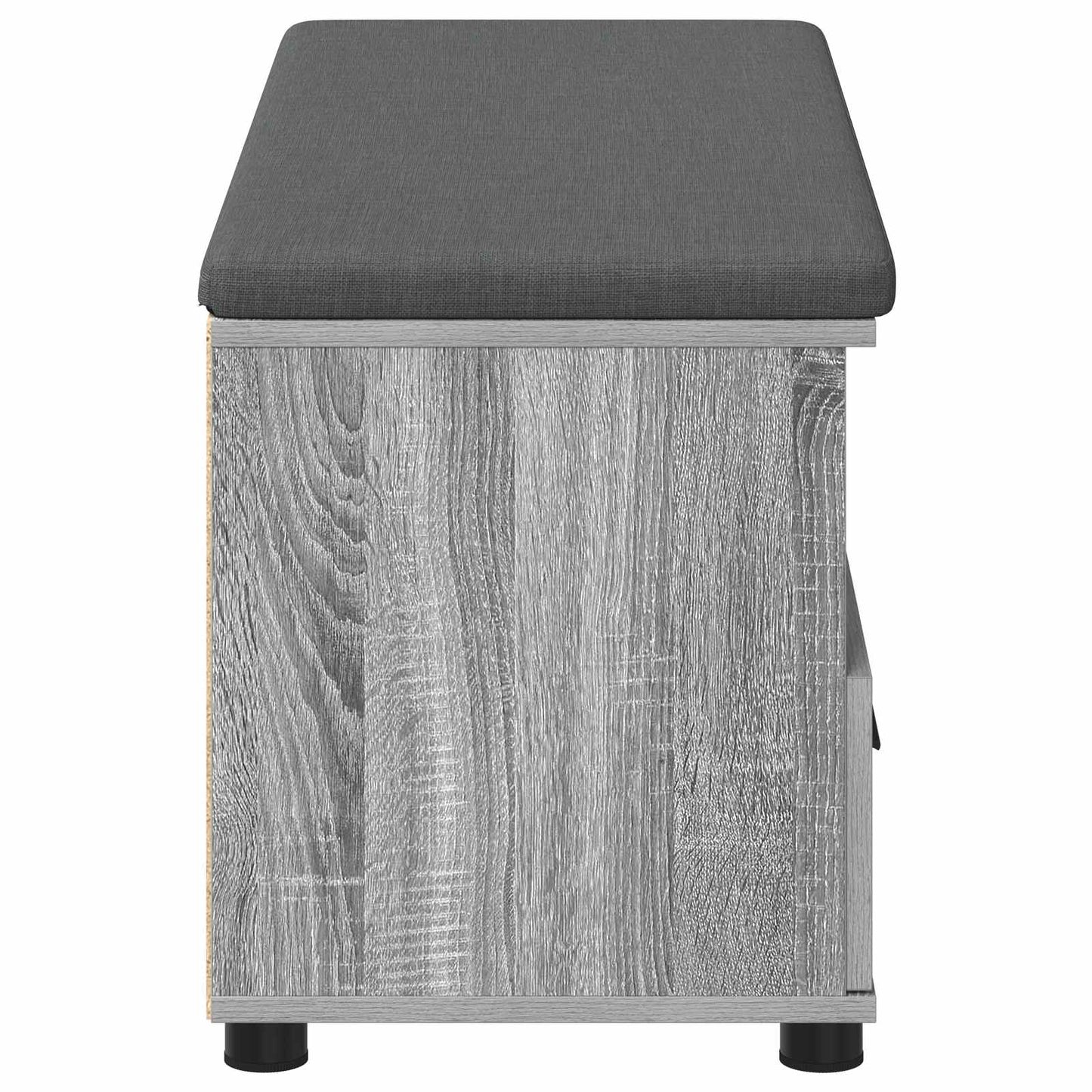 vidaXL Παγκάκι Χαλωρίου με μαξιλάρι Γκρίζο Σονομα 100 x 38 x 46 εκ