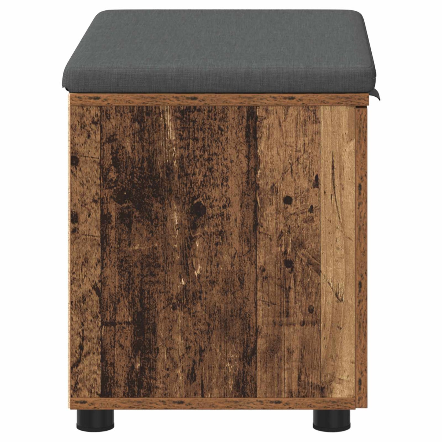 vidaXL Παγκάκι Χαλωρίου με μαξιλάρι Παλιό ξύλο 60 x 38 x 46 εκ