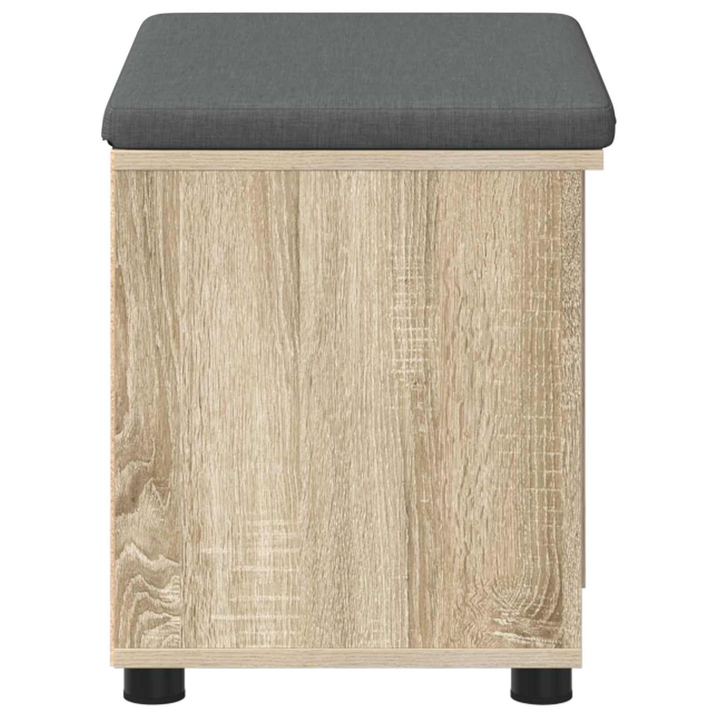 vidaXL Παγκάκι Χαλωρίου με μαξιλάρι Δρύς Sonoma 60 x 38 x 46 εκ