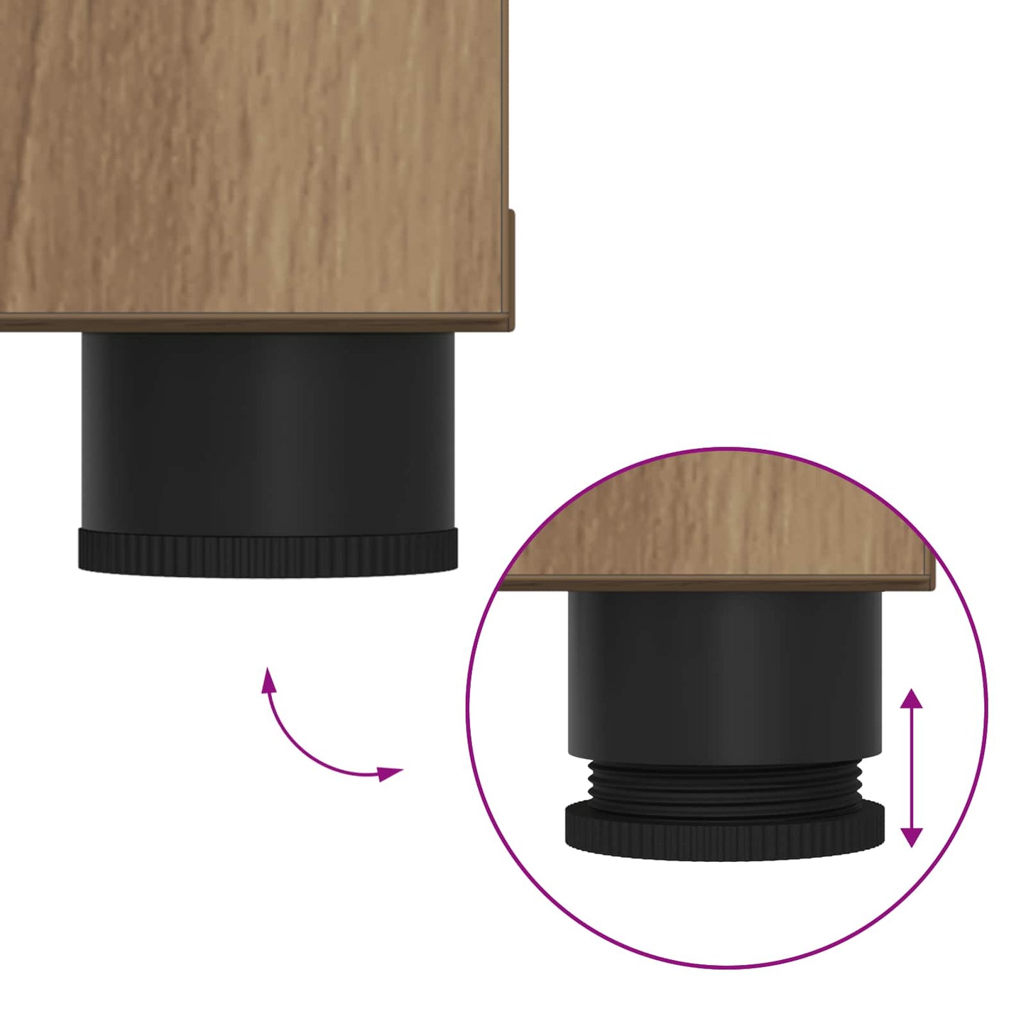 vidaXL Παγκάκι Χαλωρίου με μαξιλάρι Artisan Oak 60 x 38 x 46 εκ