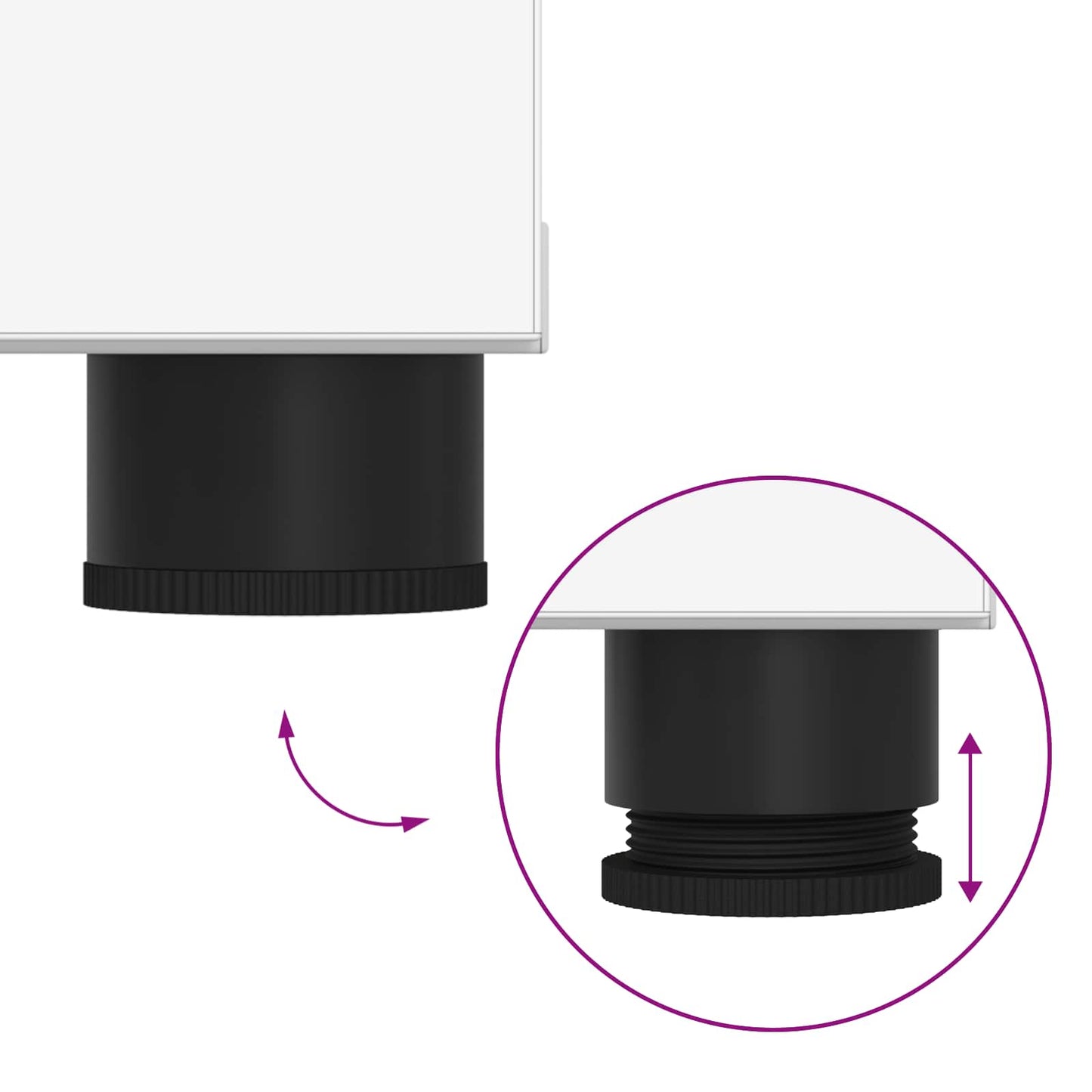 vidaXL Παγκάκι Χαλωρίου με μαξιλάρι Μονόχρωμο Λευκό 80 x 38 x 46 εκ