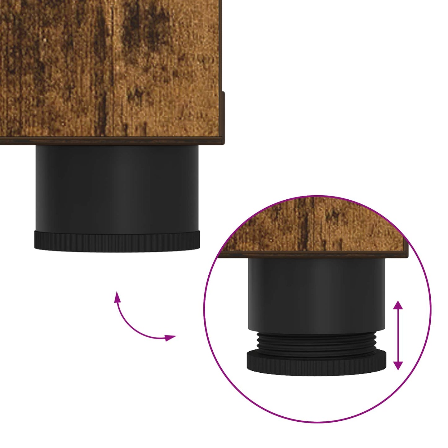 vidaXL Παγκάκι Χαλωρίου με μαξιλάρι Καπνιστό Δρύς 100 x 38 x 46 εκ