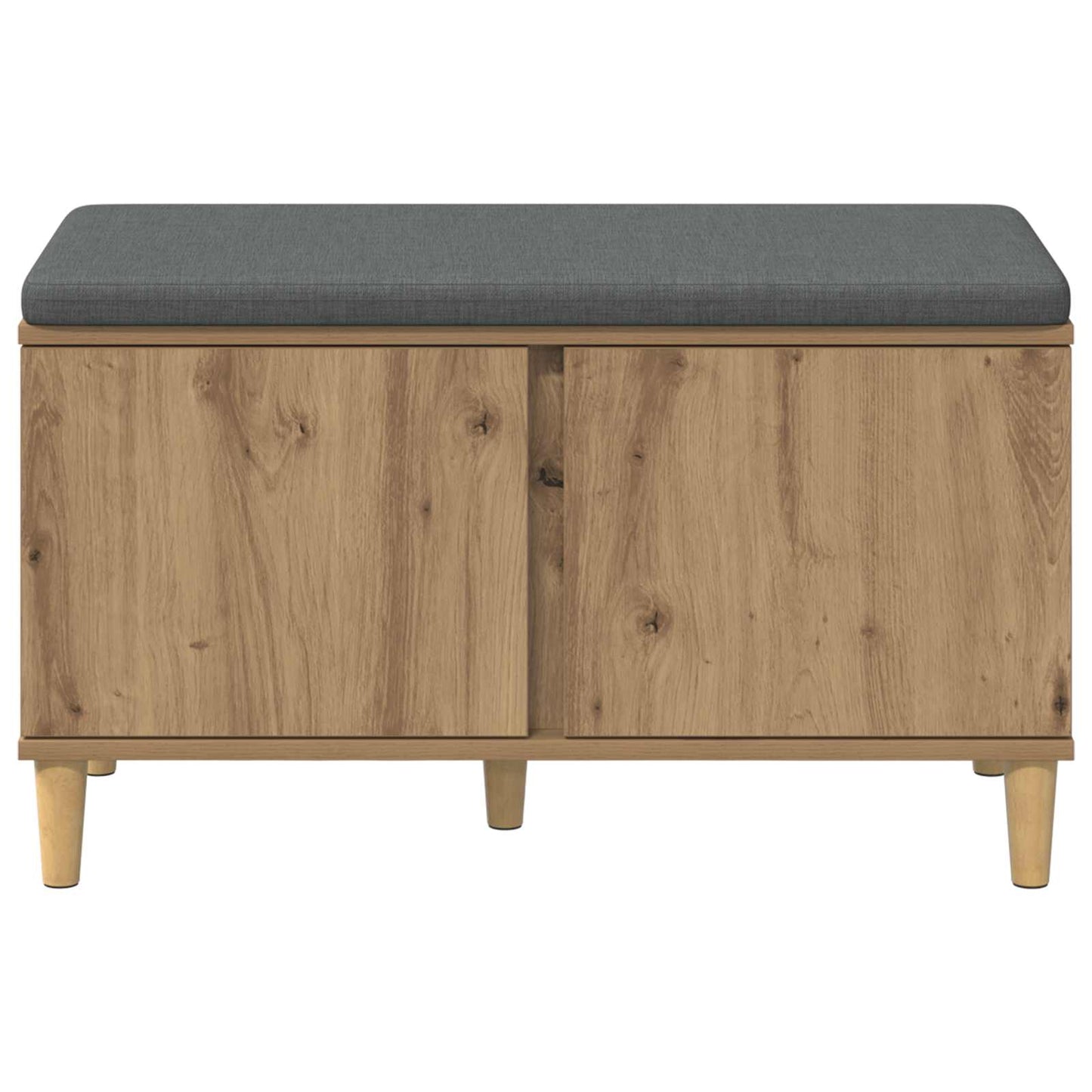 vidaXL Παγκάκι Χαλωρίου με μαξιλάρι Artisan Oak 60 x 38 x 46 εκ