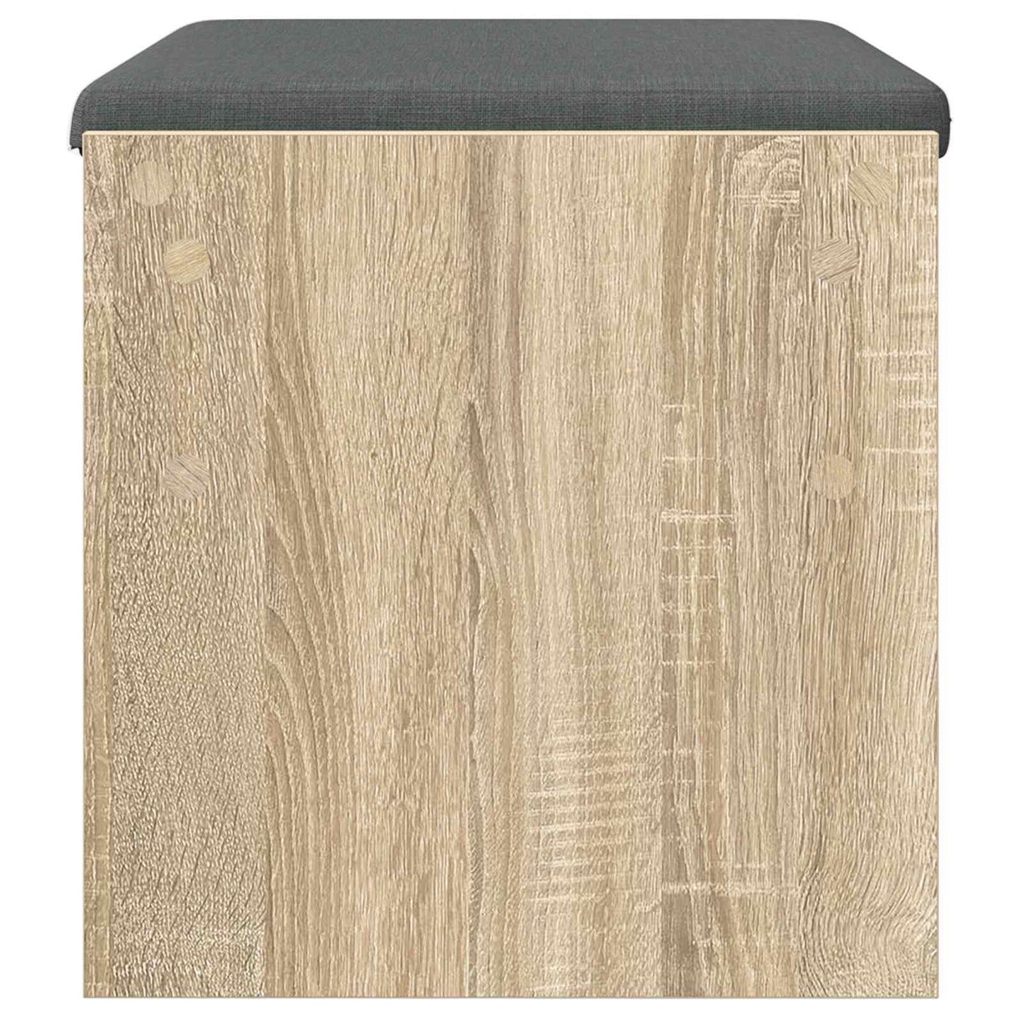 vidaXL Παγκάκι Χαλωρίου με μαξιλάρι Δρύς Sonoma 63 x 38 x 40 εκ