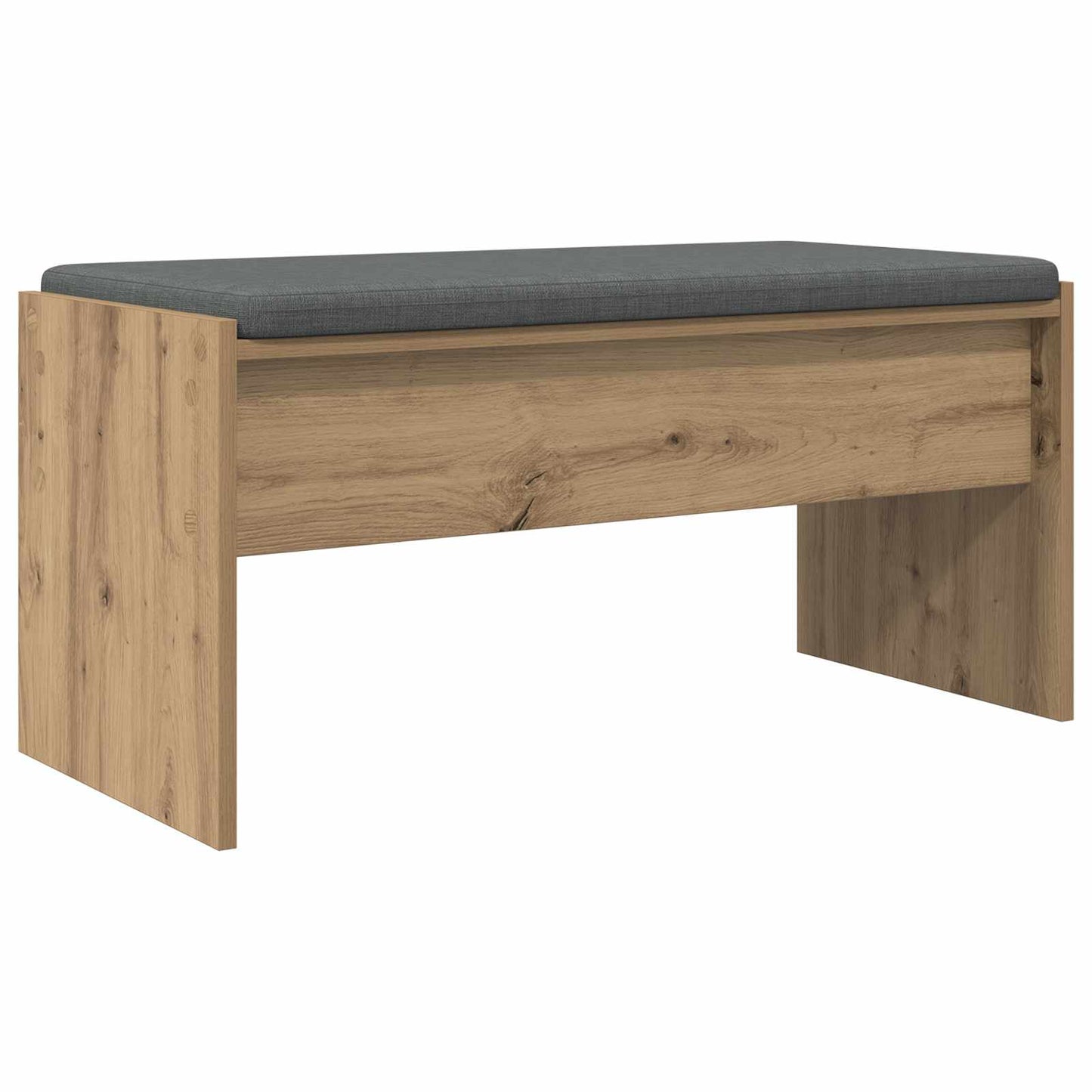 vidaXL Παγκάκι Χαλωρίου με μαξιλάρι Artisan Oak 83 x 38 x 40 εκ