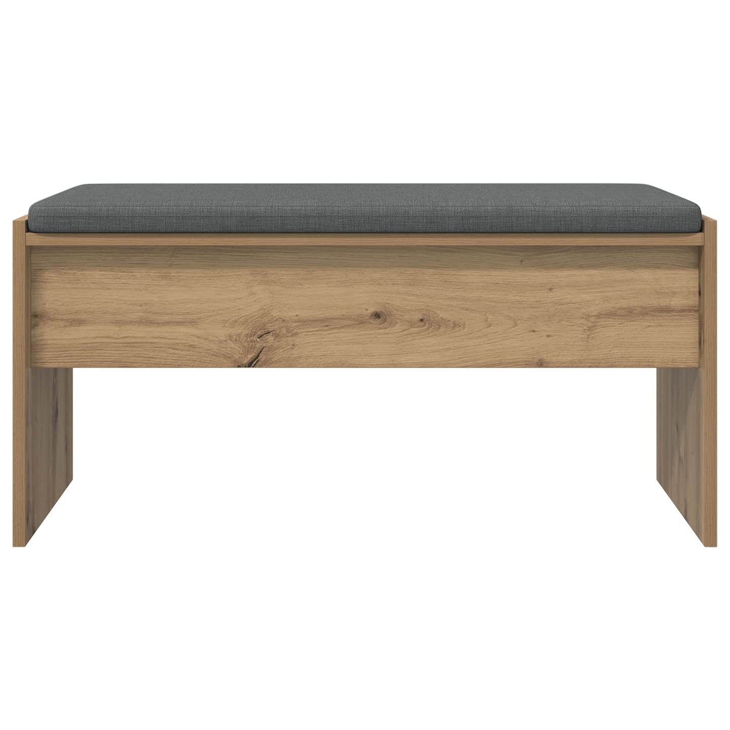 vidaXL Παγκάκι Χαλωρίου με μαξιλάρι Artisan Oak 83 x 38 x 40 εκ