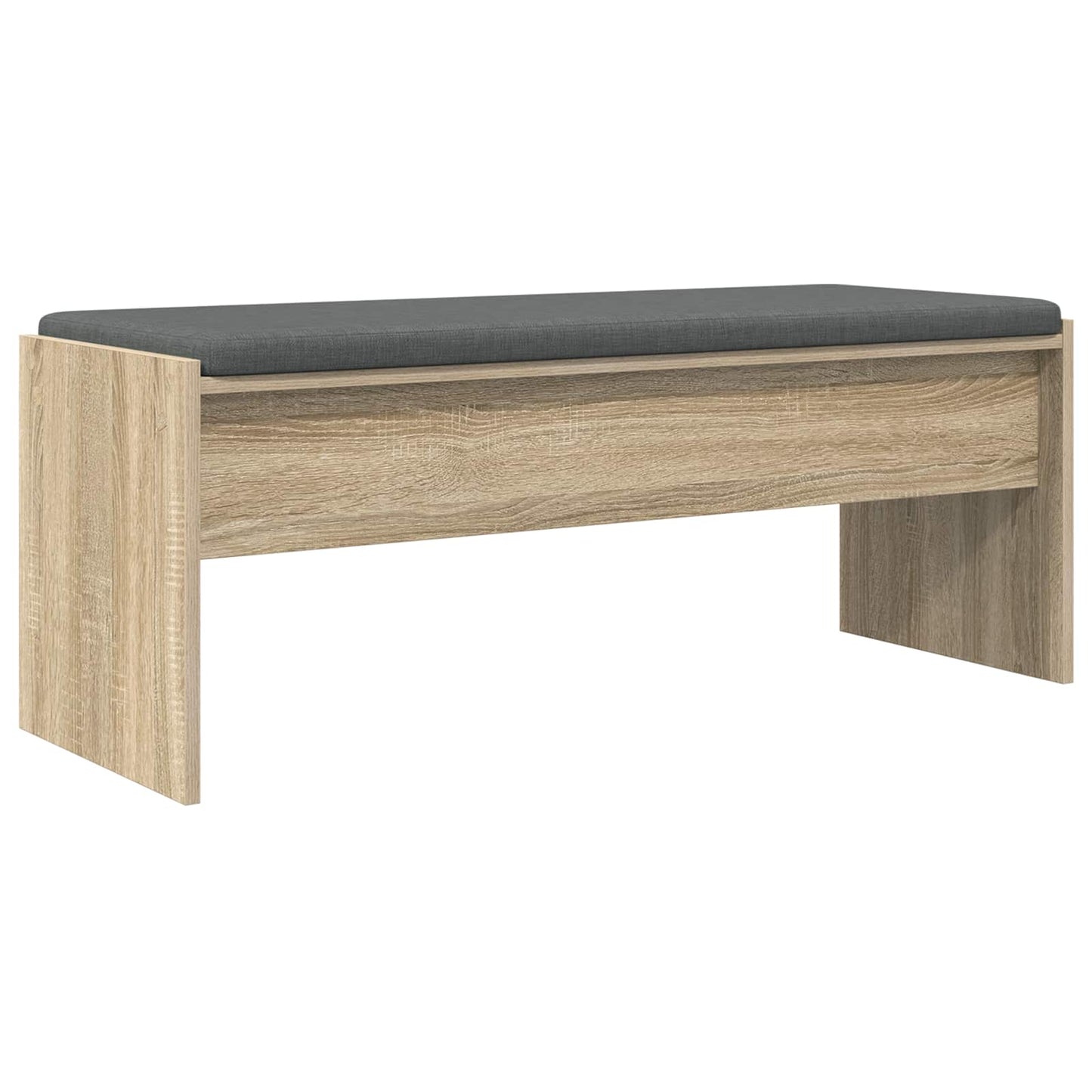 vidaXL Παγκάκι Χαλωρίου με μαξιλάρι Δρύς Sonoma 103 x 38 x 40 εκ