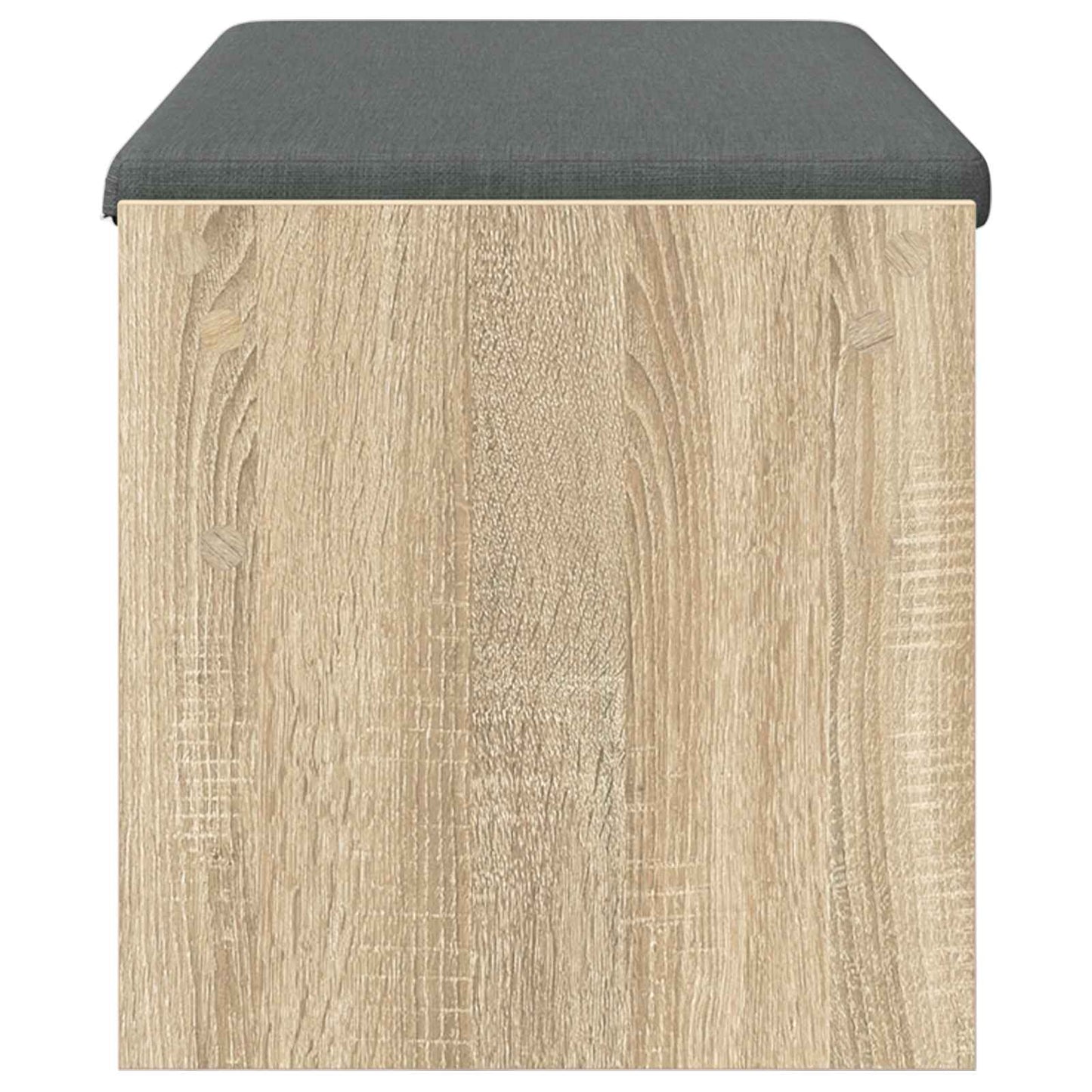 vidaXL Παγκάκι Χαλωρίου με μαξιλάρι Δρύς Sonoma 103 x 38 x 40 εκ