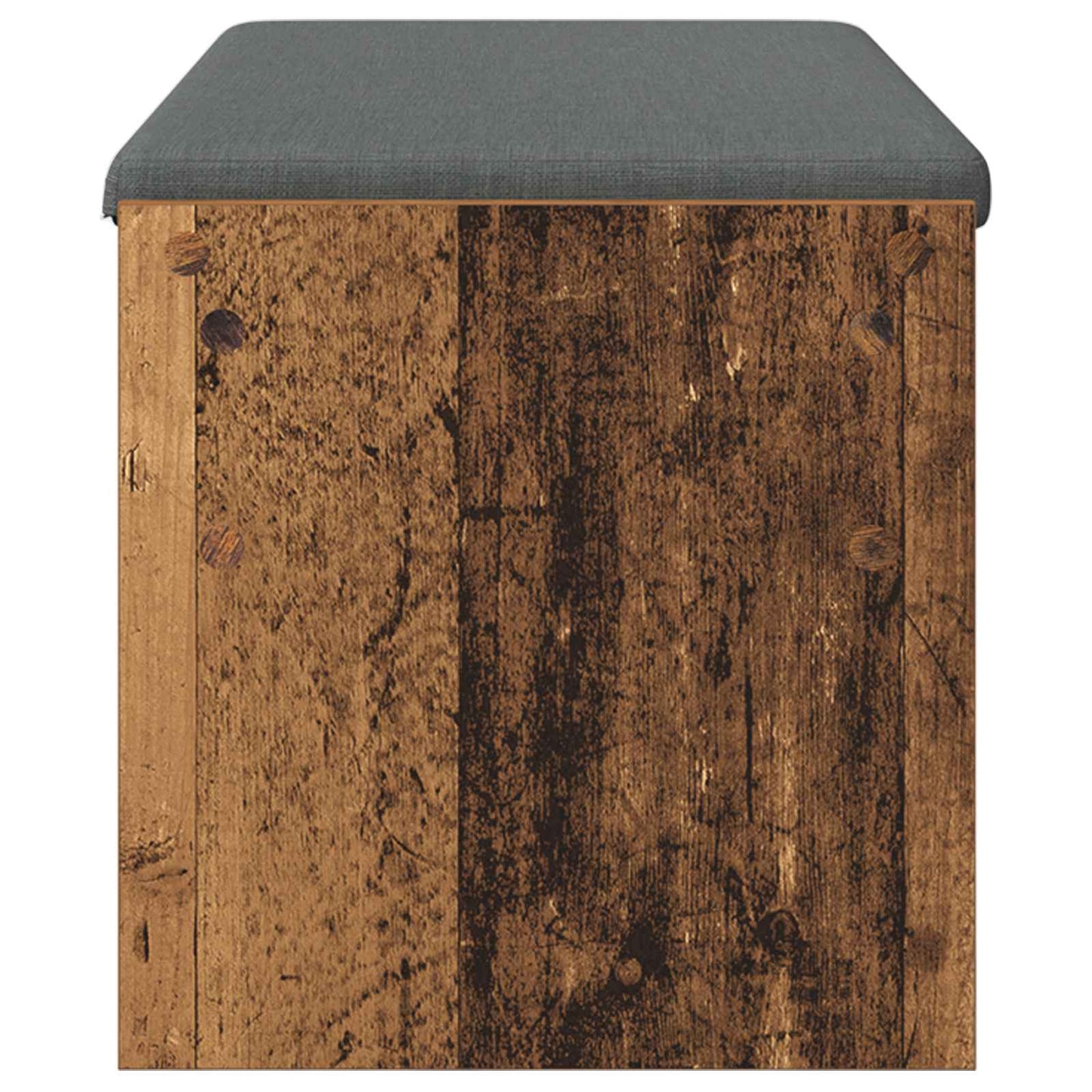 vidaXL Παγκάκι Χαλωρίου με μαξιλάρι Παλιό ξύλο 103 x 38 x 40 εκ