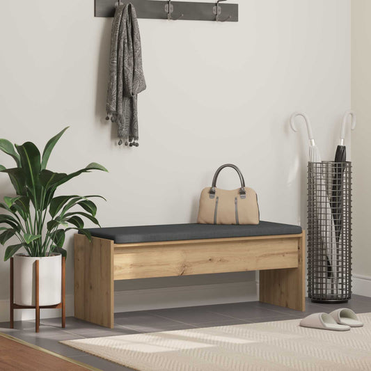 vidaXL Παγκάκι Χαλωρίου Artisan Oak 103 x 38 x 40 εκ